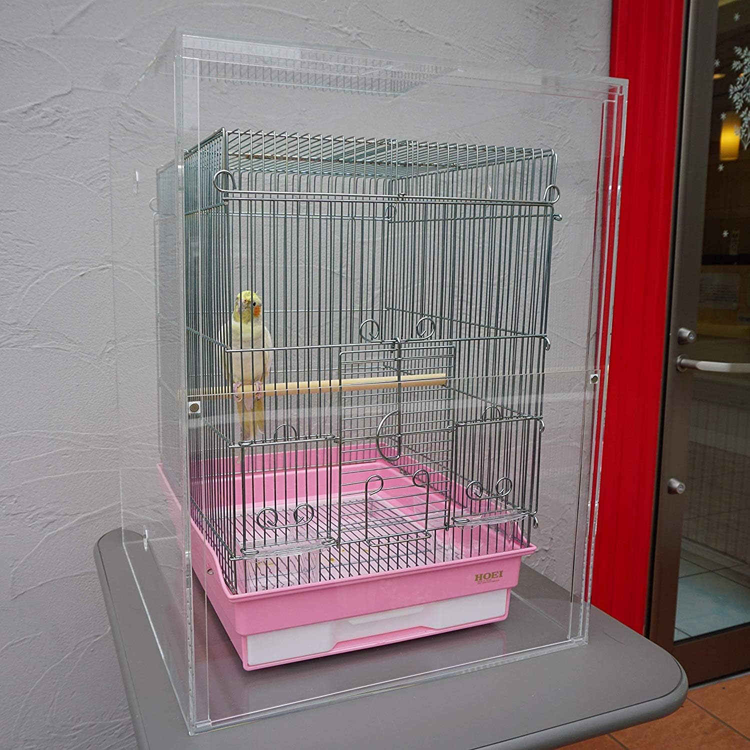 Amazon | misorato【HOEI 465オウム 鳥かご用】アクリルバードケージ