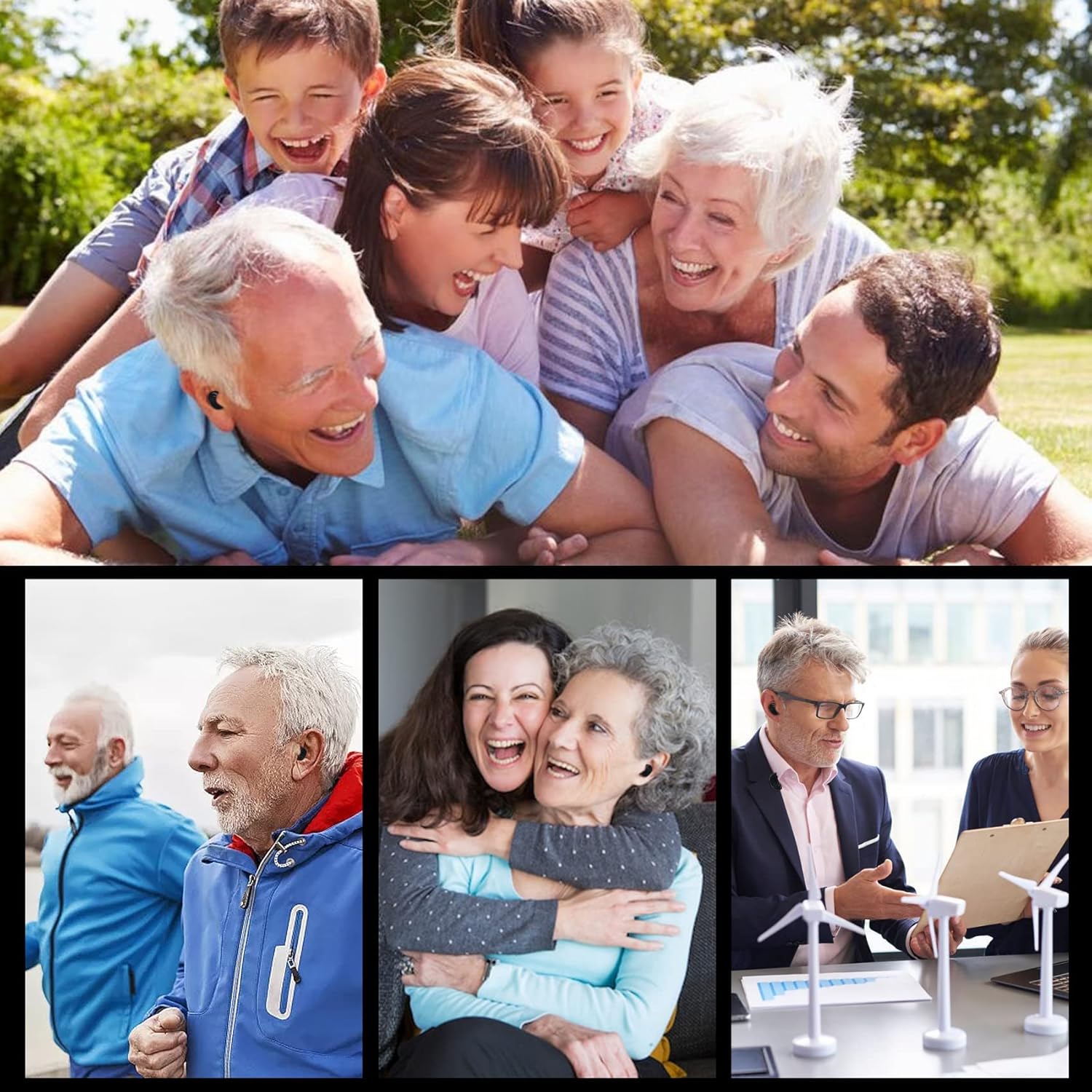Hearing Aids,Rechargeable Hearing Aids for Seniors|Adults,Hearing Amplifier Aid with Noise Cancelling,Portable Completely in Canal Hearing Devices for Volume Control