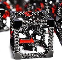 Vista 13 de RULE DICE Juego de dados de metal DND D&D, 7 dados con diseño de esfera hueca redonda para mejor rodamiento de D y D, hermoso juego de dados