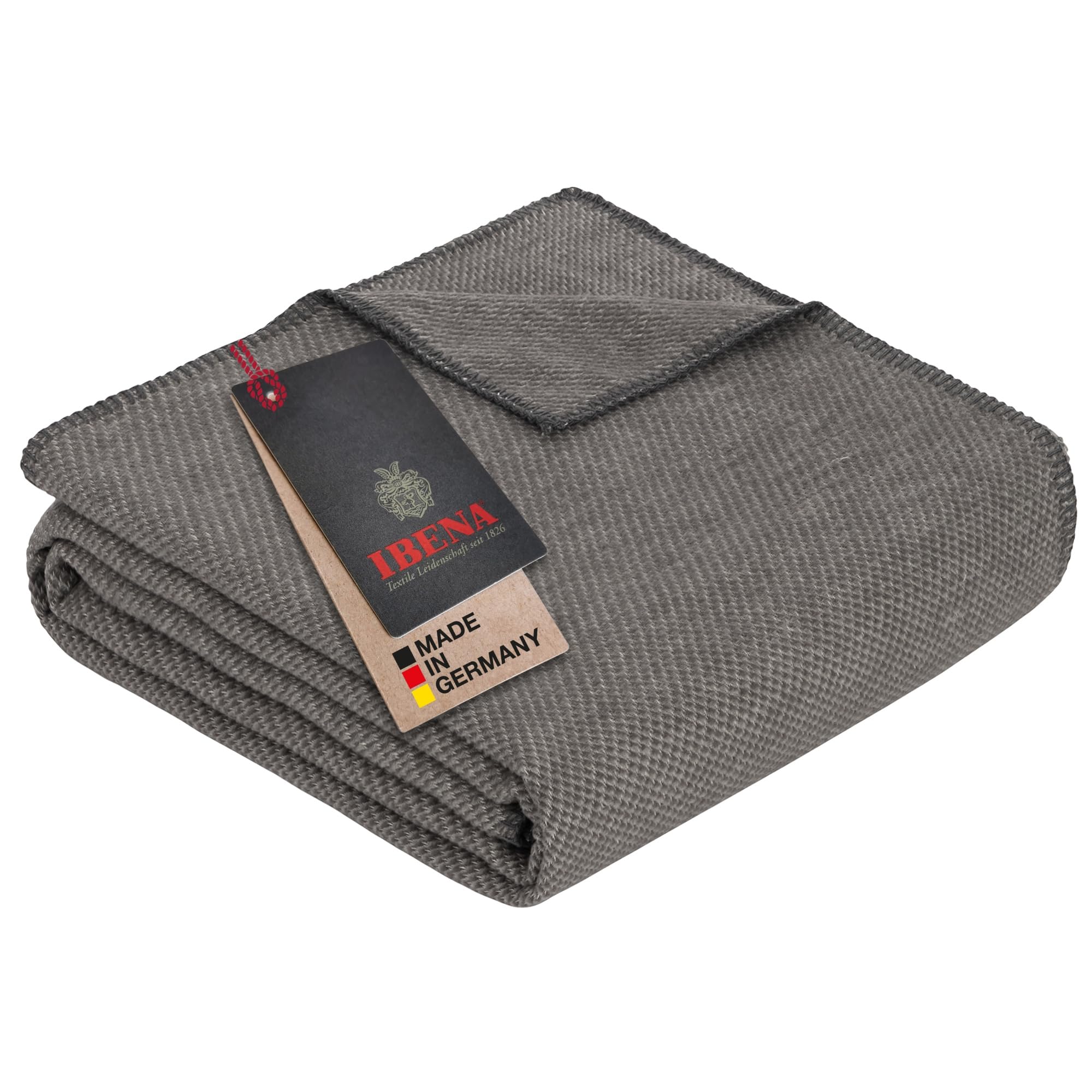 Ibena Charlotte Organic Knitted Blanket 140 X 200 Cm 100