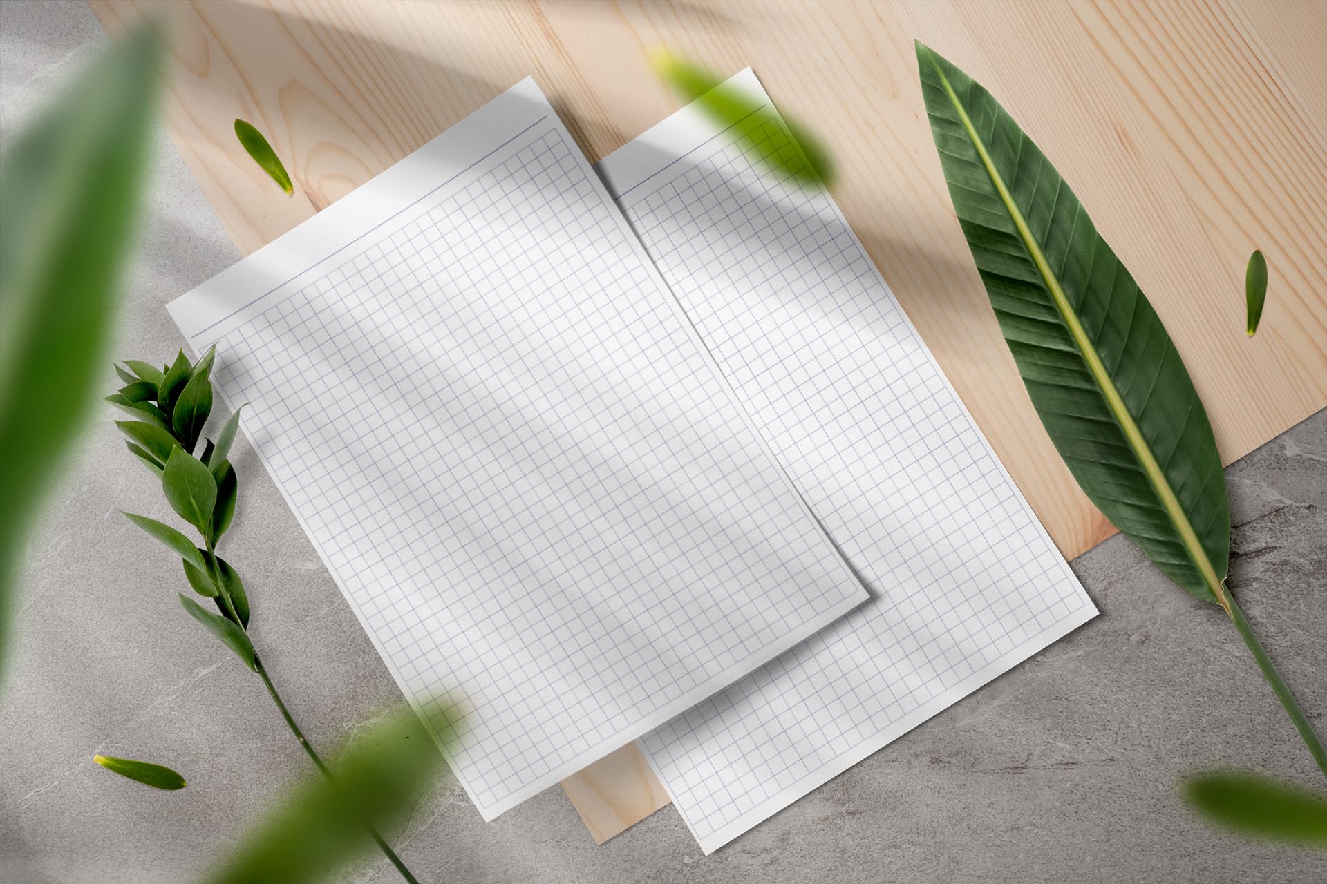 18x Notizblocks kariert in BLAU - Notizen - 50 Blatt, DIN A5, 50 Blatt, Qualitäts-Offset-Papier 80g/m² (22364)