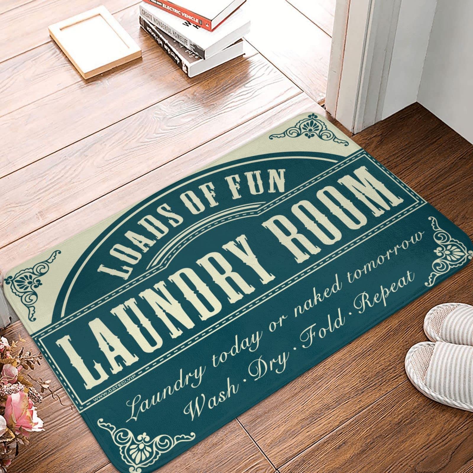 Tapis de buanderie antidérapant pour stopper la saleté de l'entrée de maison