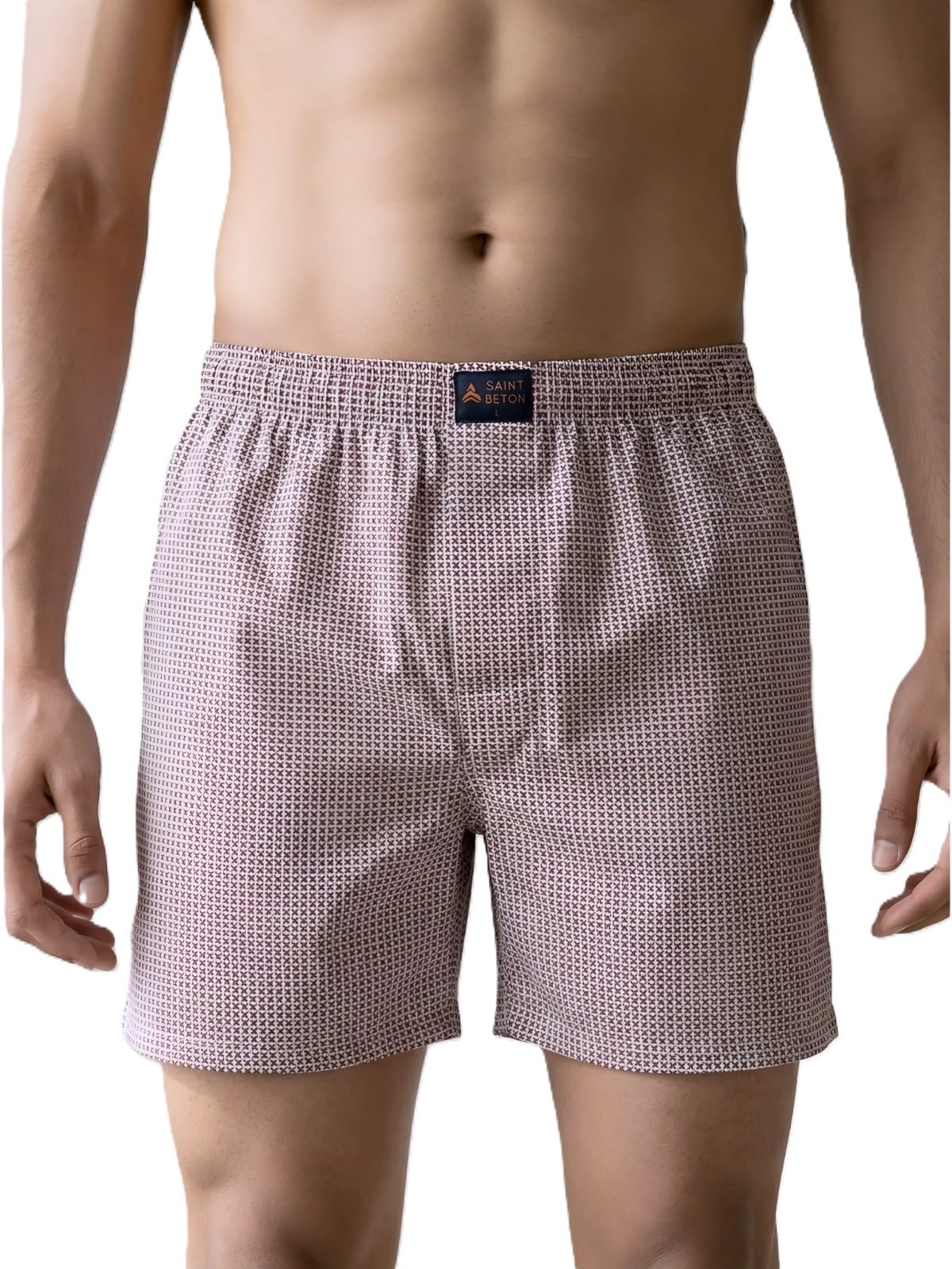 Men's Printed Cotton Boxer Shorts | Soft Breathable Fabric | Regular Fit | Assorted Floral, Paisley & Geometric Prints (in, Alpha, XL, Regular, Standard, White Maroon Prints)-picture-51