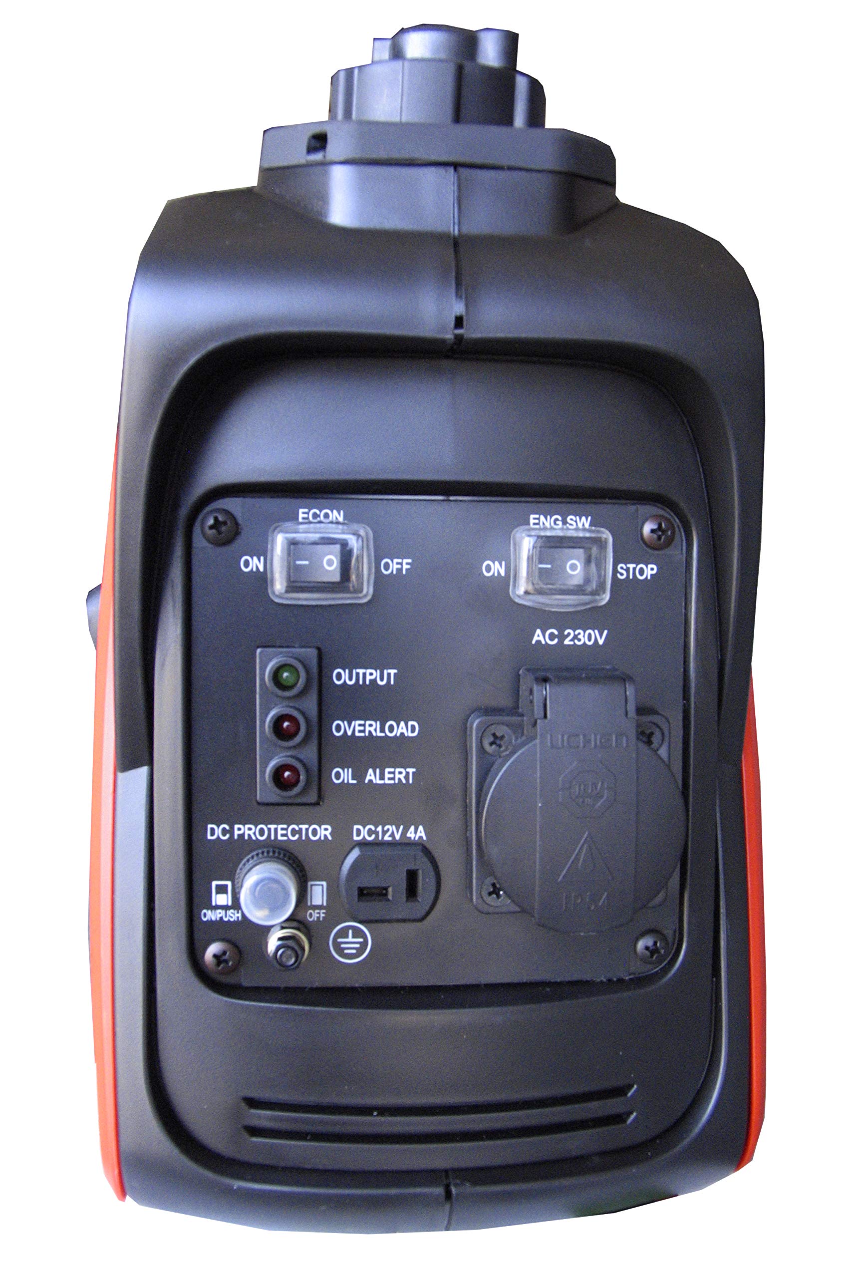 Campeón G-950i - Generador con bajo consumo de combustible, a gasolina, Rojo, Negro.