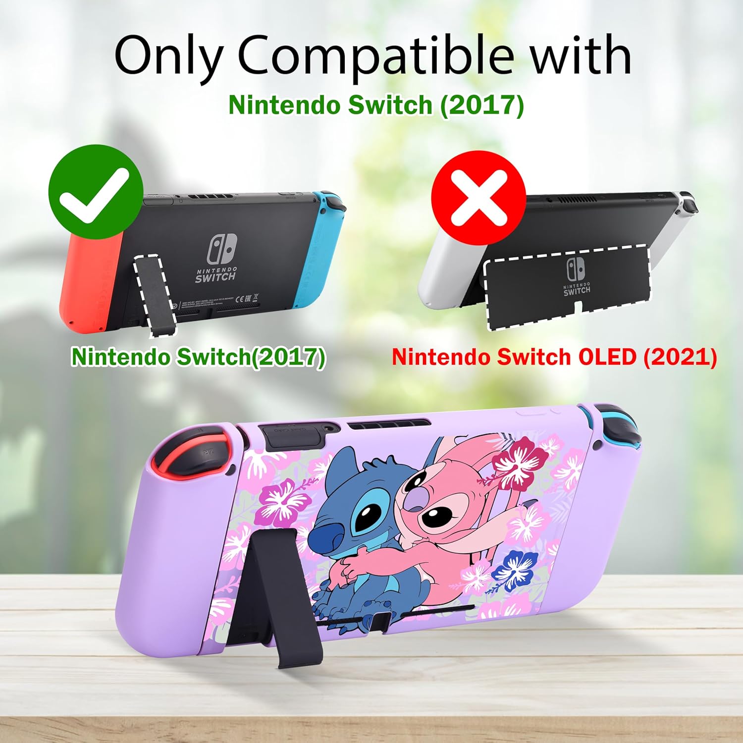 Xcitifun Case Designed for Nintendo Switch for Girls Boys Kids Soft Slim TPU Switch Cases Cute Kawaii Character Cartoon Protective Shell Cover Compatible with Nintendo Switch 2017 - Purple Dog - Image 2
