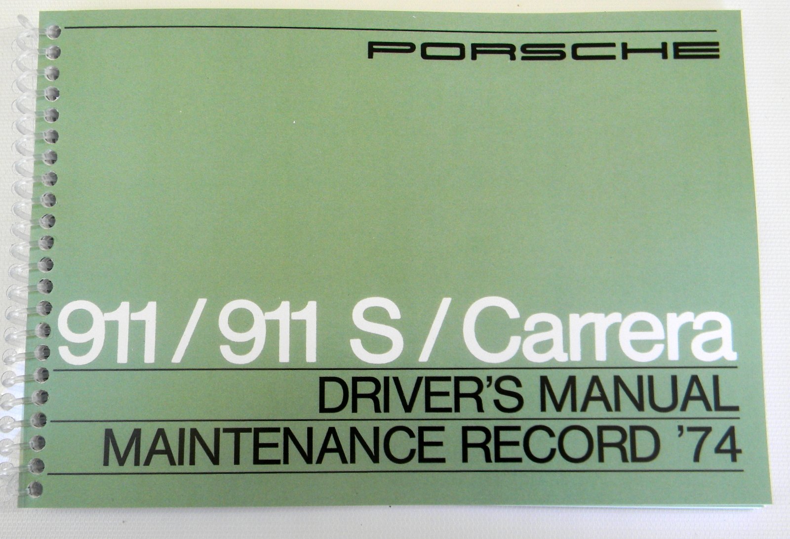 Amazon.com: 1974 porsche 911 carrera owners manual new factory