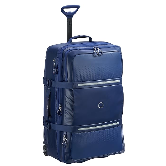 Buy DELSEY Paris Montsouris Suitcase, 76 cm, 96 liters, Blue (Bleu