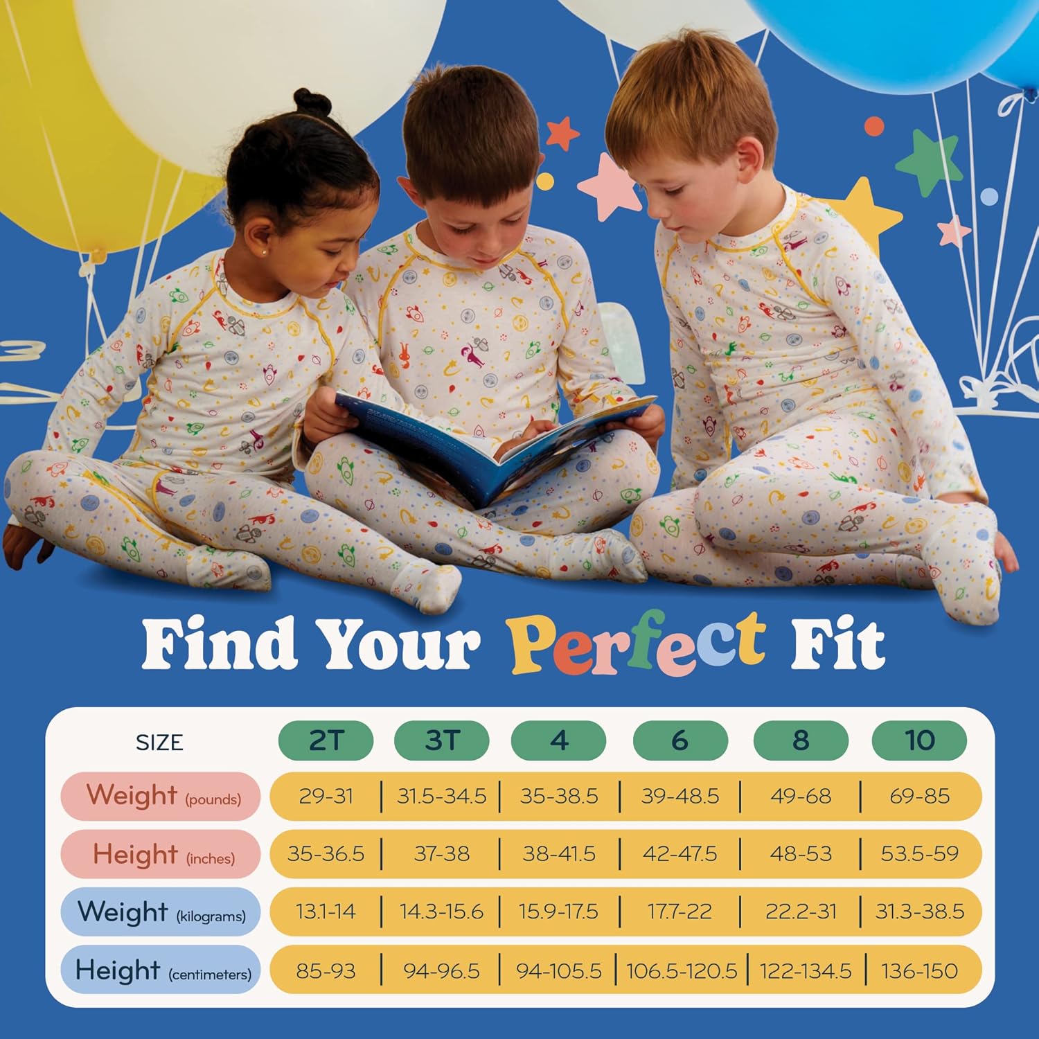 Pajamas Set for Kids - Eczema Wet Wrap Clothes for Sensetive Skin - Itch Relief