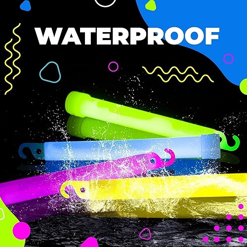 Miniatura 4 de 12 barras brillantes de 6 pulgadas de colores brillantes con 12 horas de duración  Varillas brillantes de emergencia  Luces de palo de luz brillante