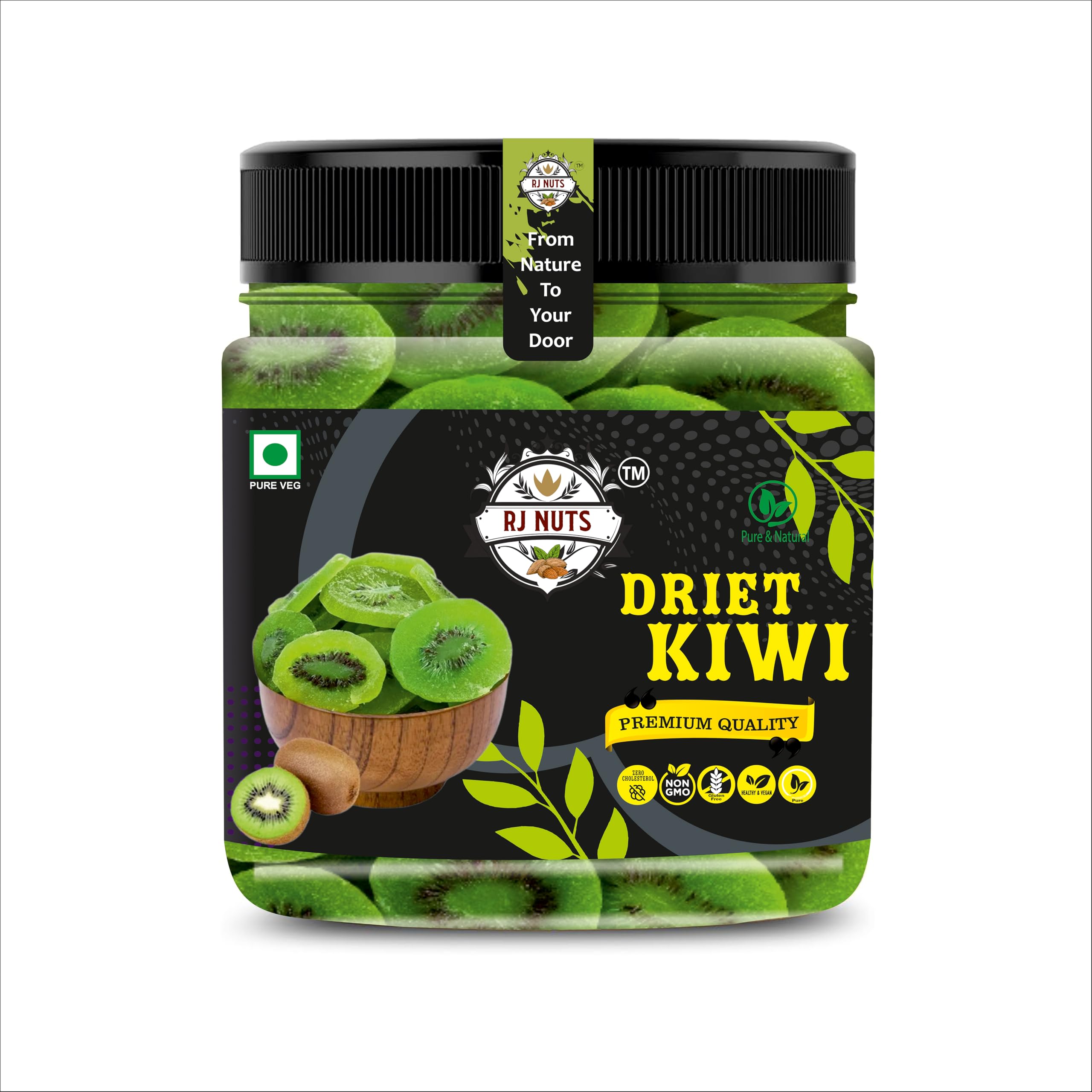 RJ NUTS Premium Dried Kiwi Slice | Dry Kiwi for eating | Kiwi Dry Fruits | Dry Kivi Slicess | Naturally Sweet, Tangy & Chewy | Sun-Dried Kiwii Slicee | Natural Kiwii | Healthy Fruit Snacks (1 Kg)-image-49