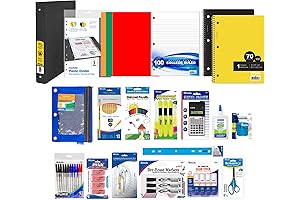BAZIC Middle & High School Supply Box for Students