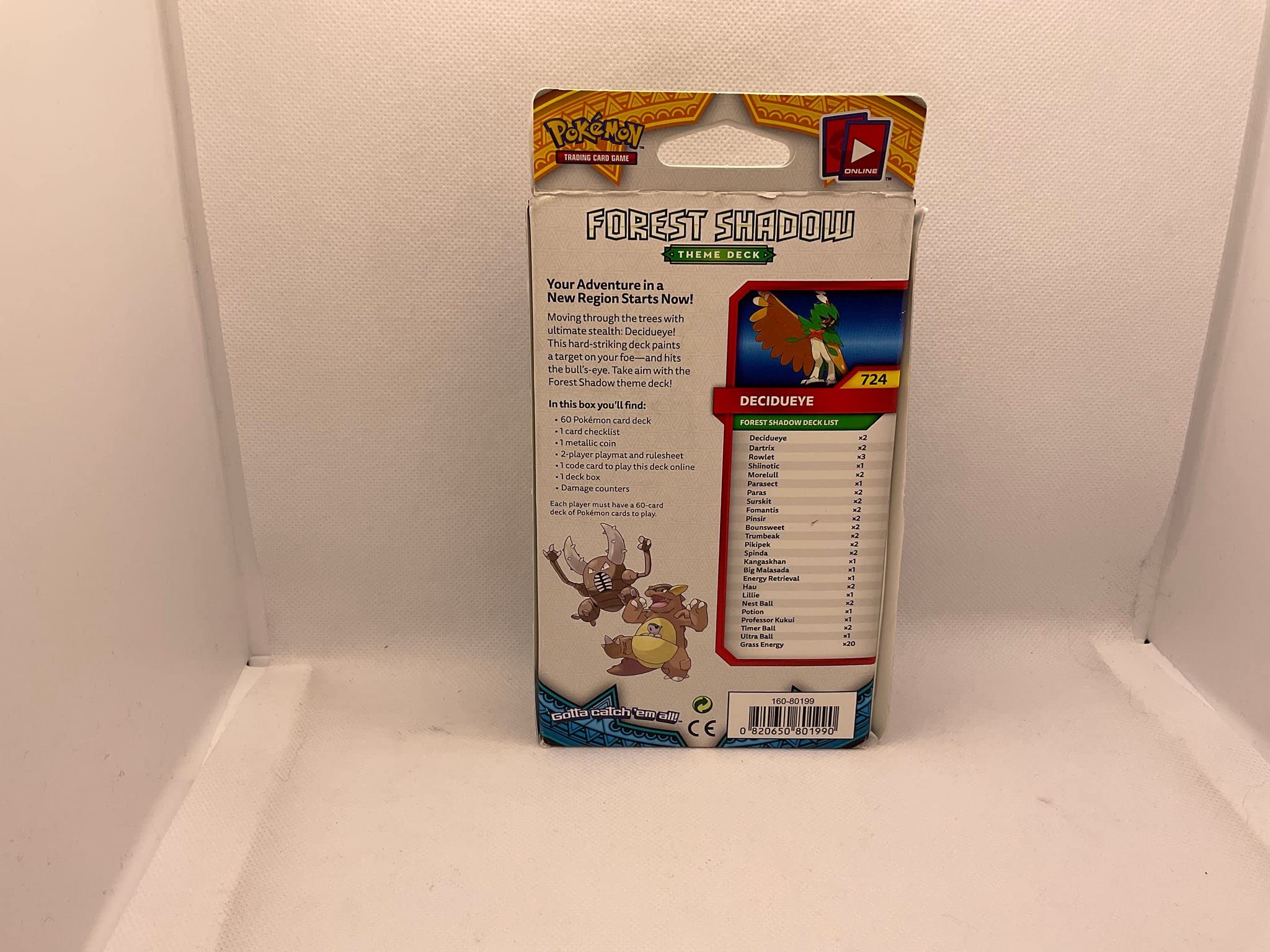 Amazon.com: Pokemon TCG: Sun & Moon, Forest Shadow Theme Deck : Toys & Games