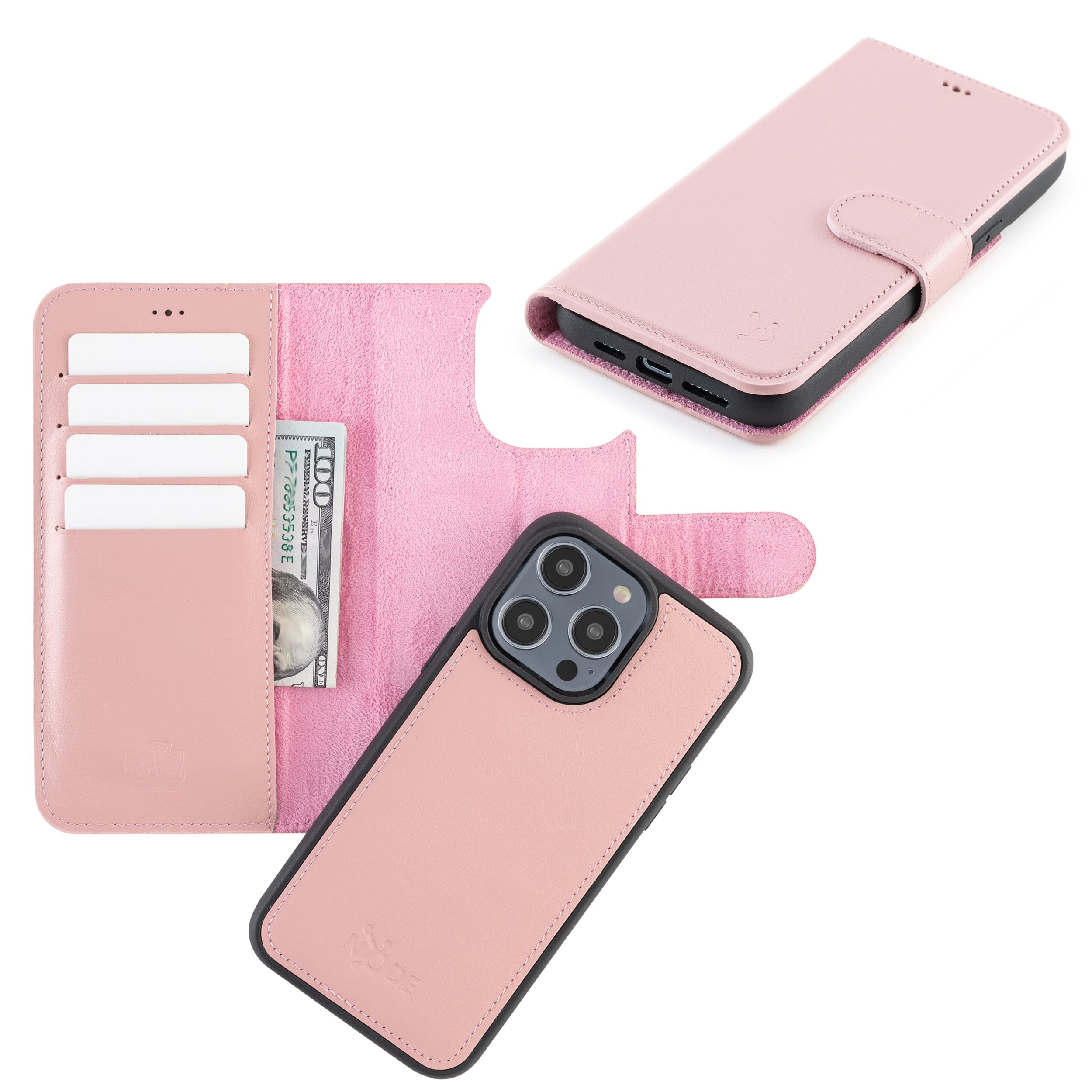 Amazon.com: Node Leather iPhone 13 Pro Max Leather Case with