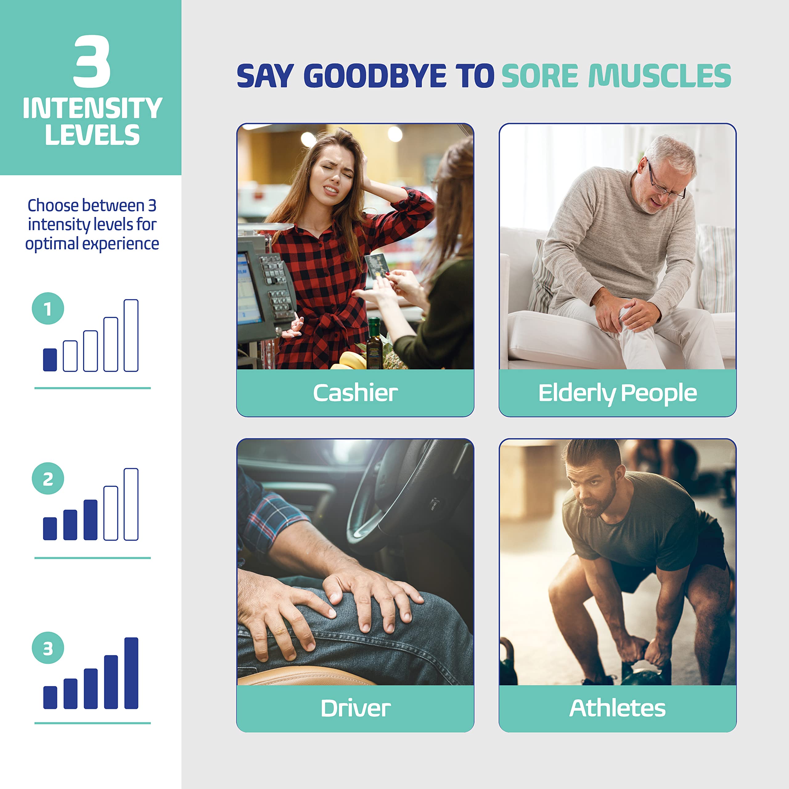 Foot and Leg Massager Pair Leg Compression Boots for Leg and Foot