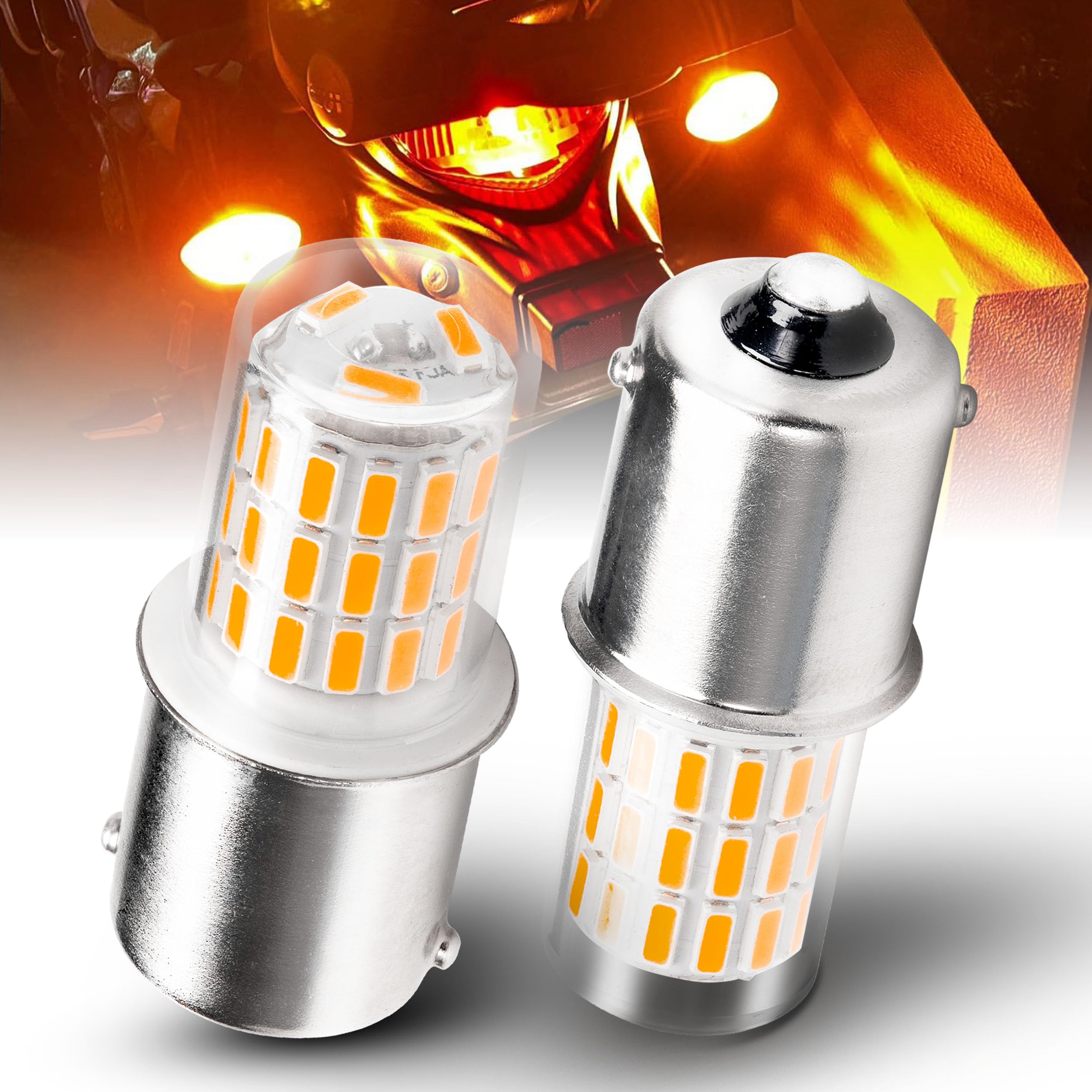Amazon | S25 LED ウィンカー バルブ BA15S 1156 P21W S25シングル