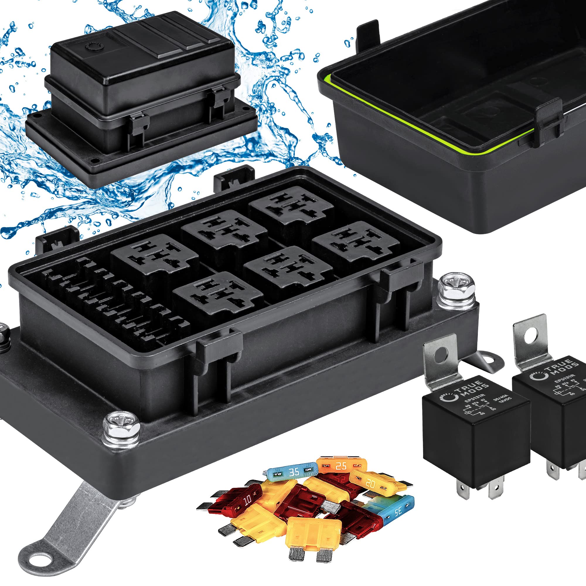 12V Waterproof Way Automotive Fuse And Relay Box Daier, 58 OFF