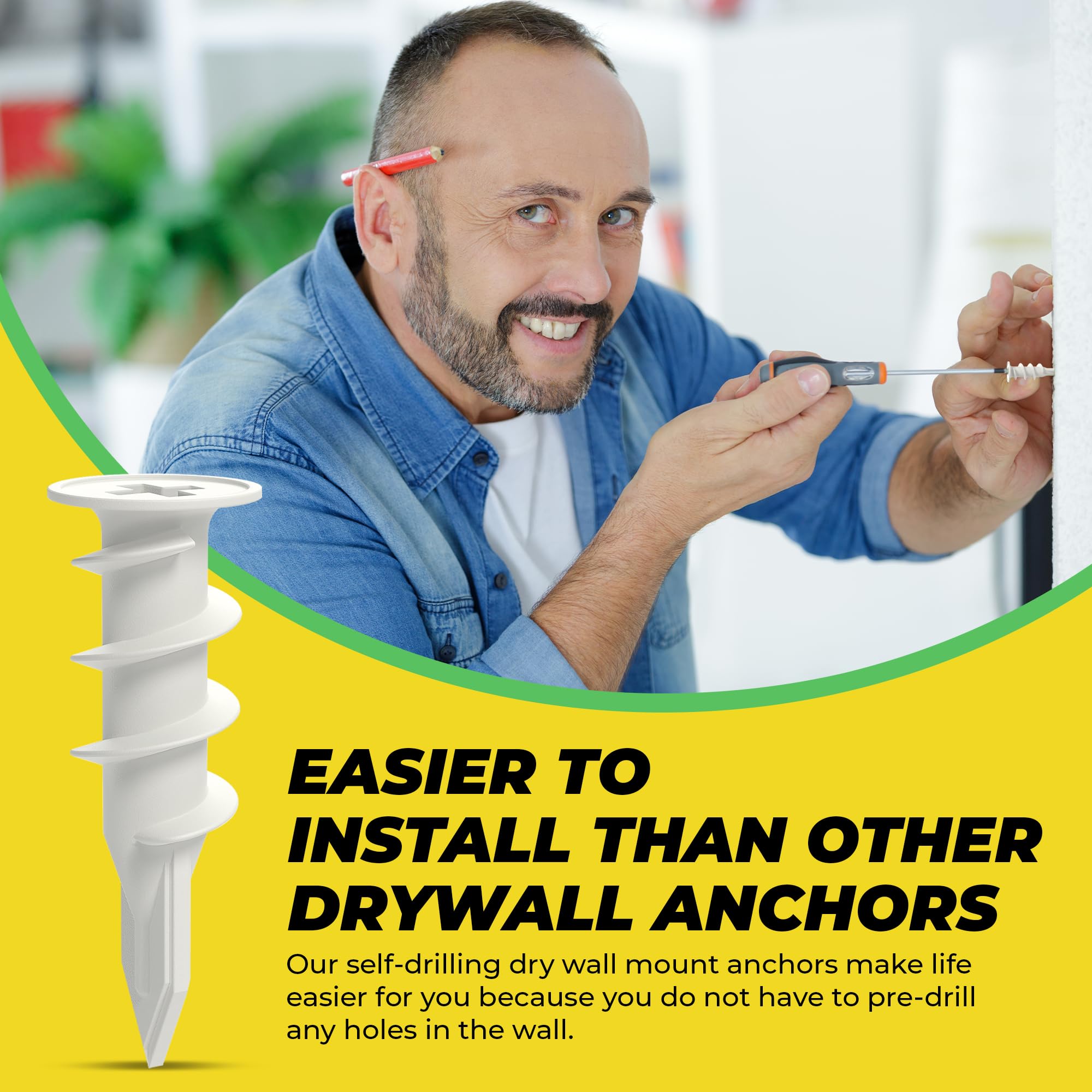 Image result for Snapklik.com : Qualihome Drywall Anchors