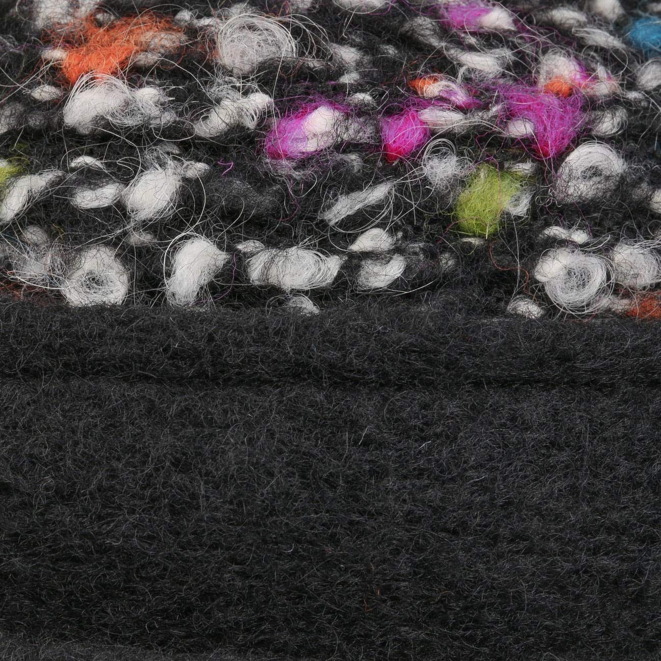 LIERYS Colourtouch Wollhut Damenhut mit Blume Bucket Hat Garniturband aus Filz Made in Italy Damen Herbst Winter