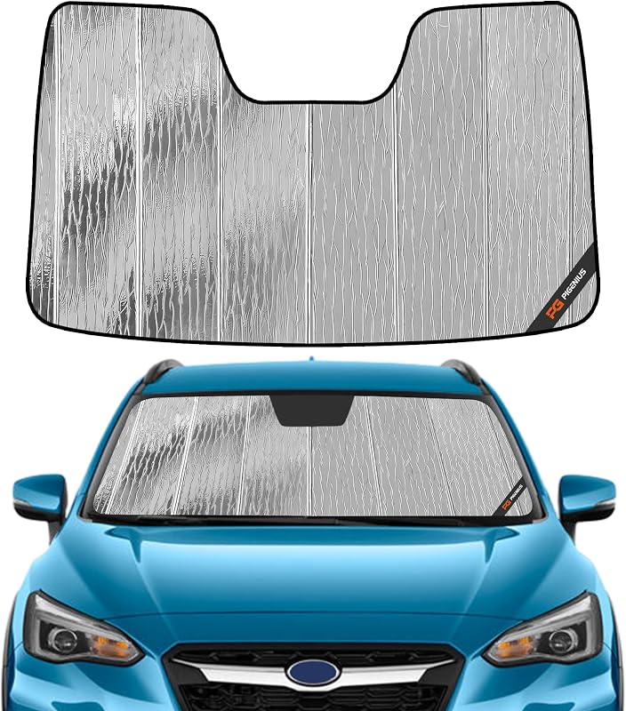 Protetor Solar para Para-brisa Pigenius para Subaru Crosstrek 2018–2023 e Impreza 2017–2023 com EyeSight Driver Assist