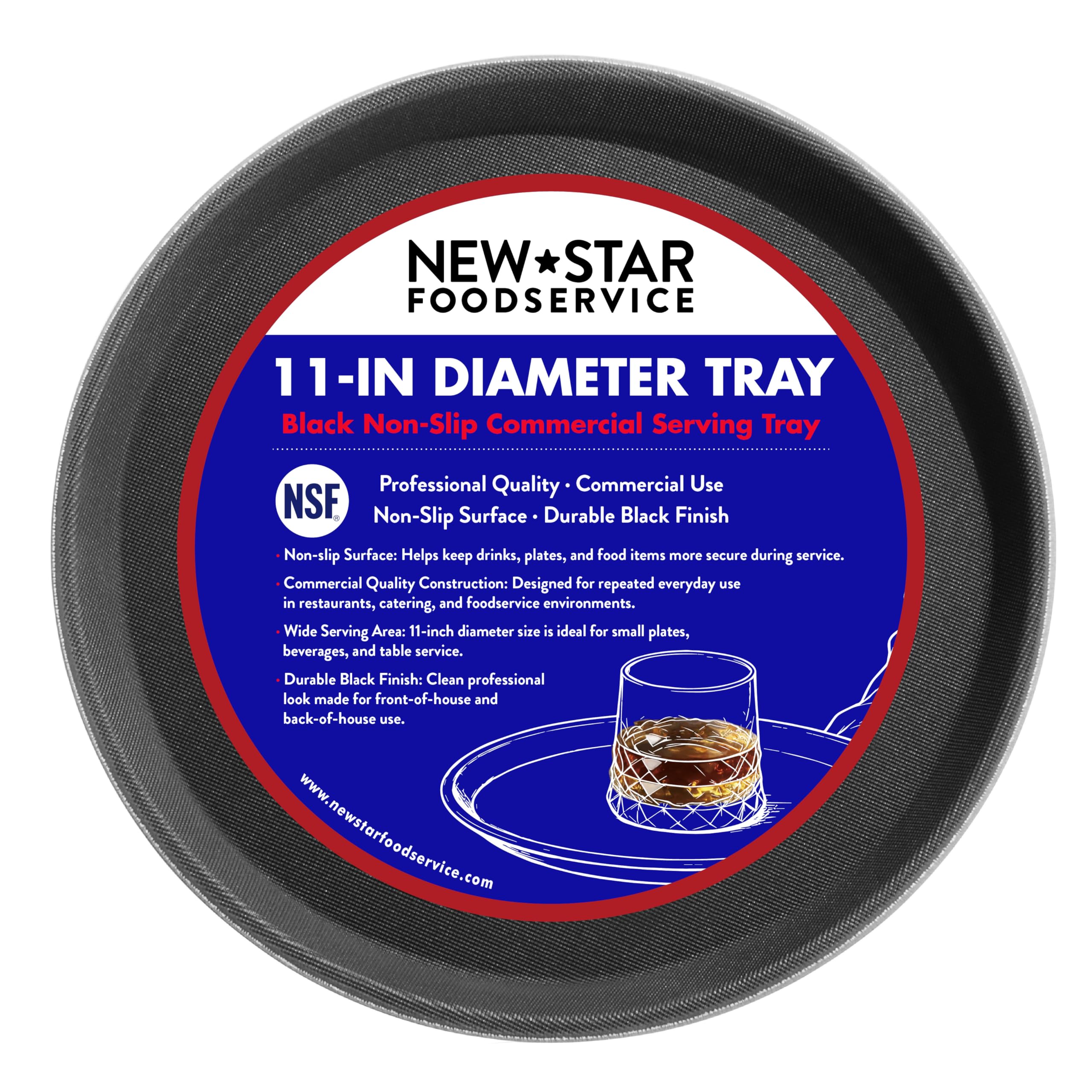 Amazon.com | New Star Foodservice 24913 Non-Slip Tray, Plastic