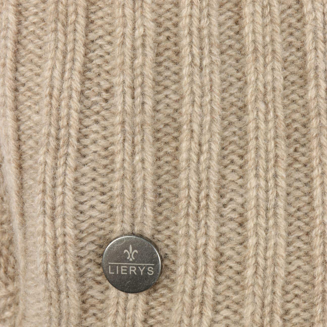 Lierys Gorro de Cachemira con Visera Unicolor Unisex Otono Invierno