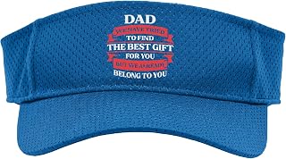 Dad We Tried to Find Best Funny Fathers Day Women Kids Sport Sun Visor
