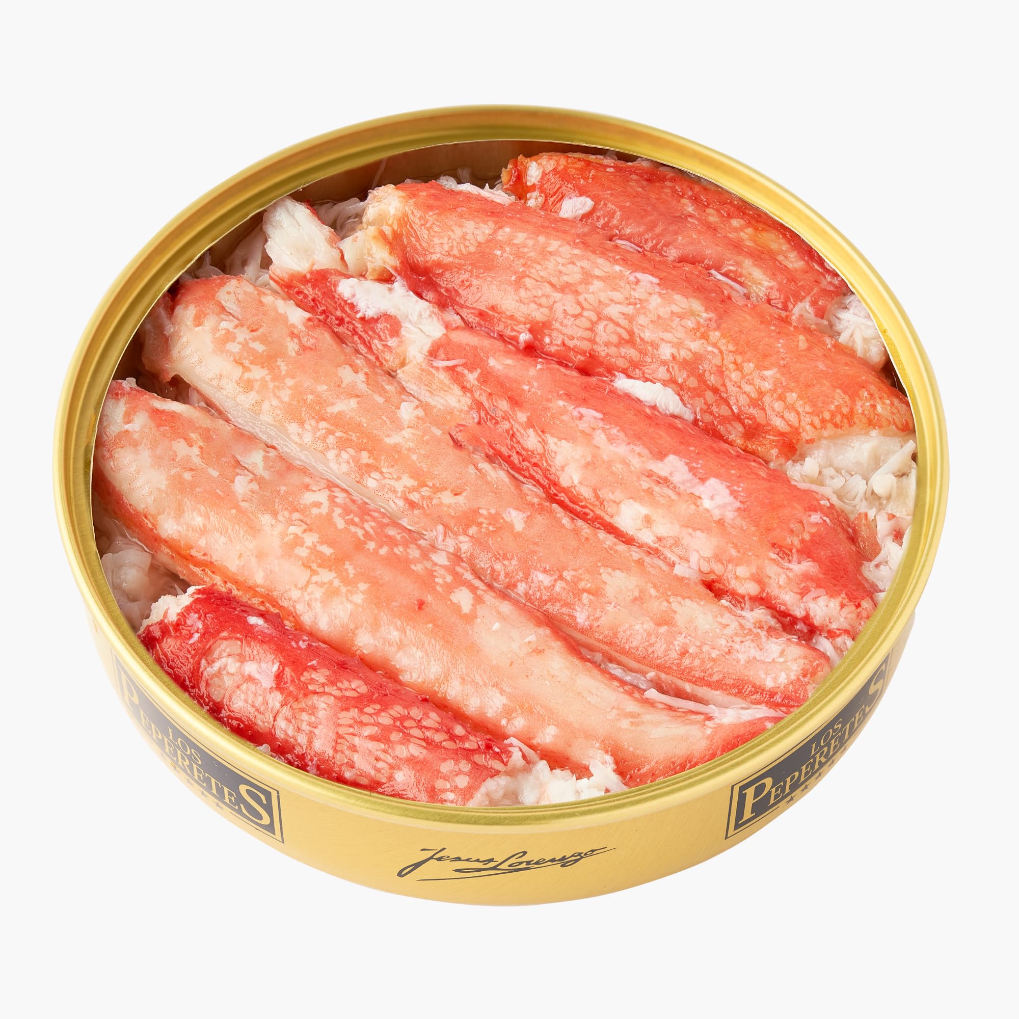 LOS PEPERETES Cangrejo de las Nieves 120 g | Marisco Gallego Gourmet | Carne de Cangrejo del Atlántico | Conserva Artesanal y Natural | Producto Premium con Sabor del Mar de Galicia