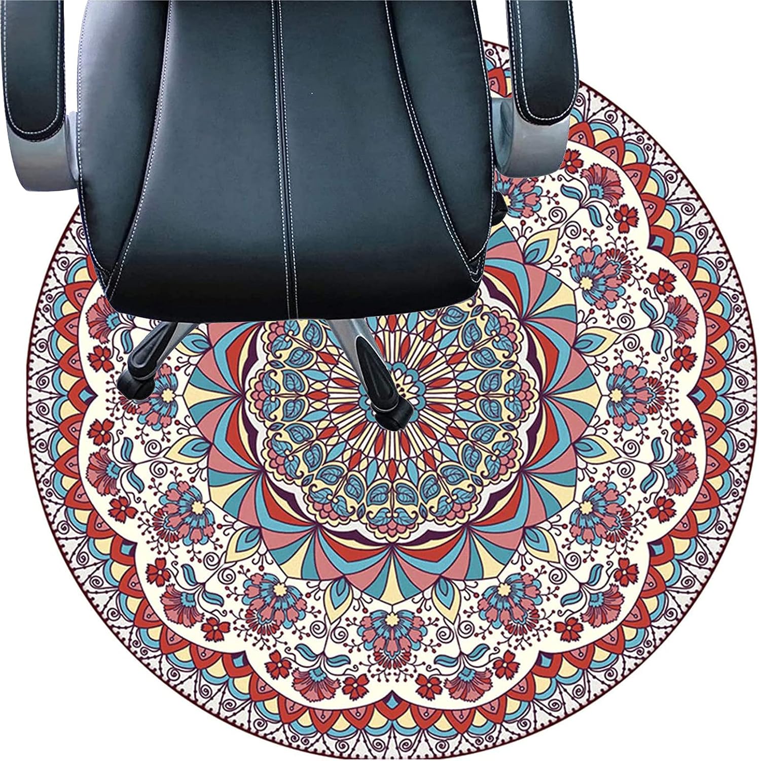 鋳鉄製 茶釜 丸型 取っ手付き 畳の下敷き 昭和レトロ 黒地