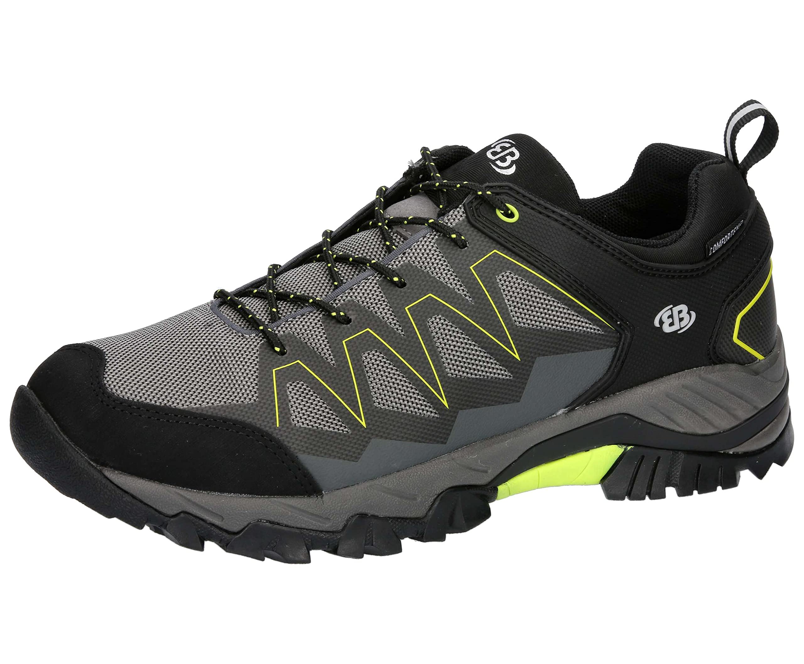 Brütting Unisex Mount Chillout Cross Running Shoe, Anthracite/Lemon, 37 EU