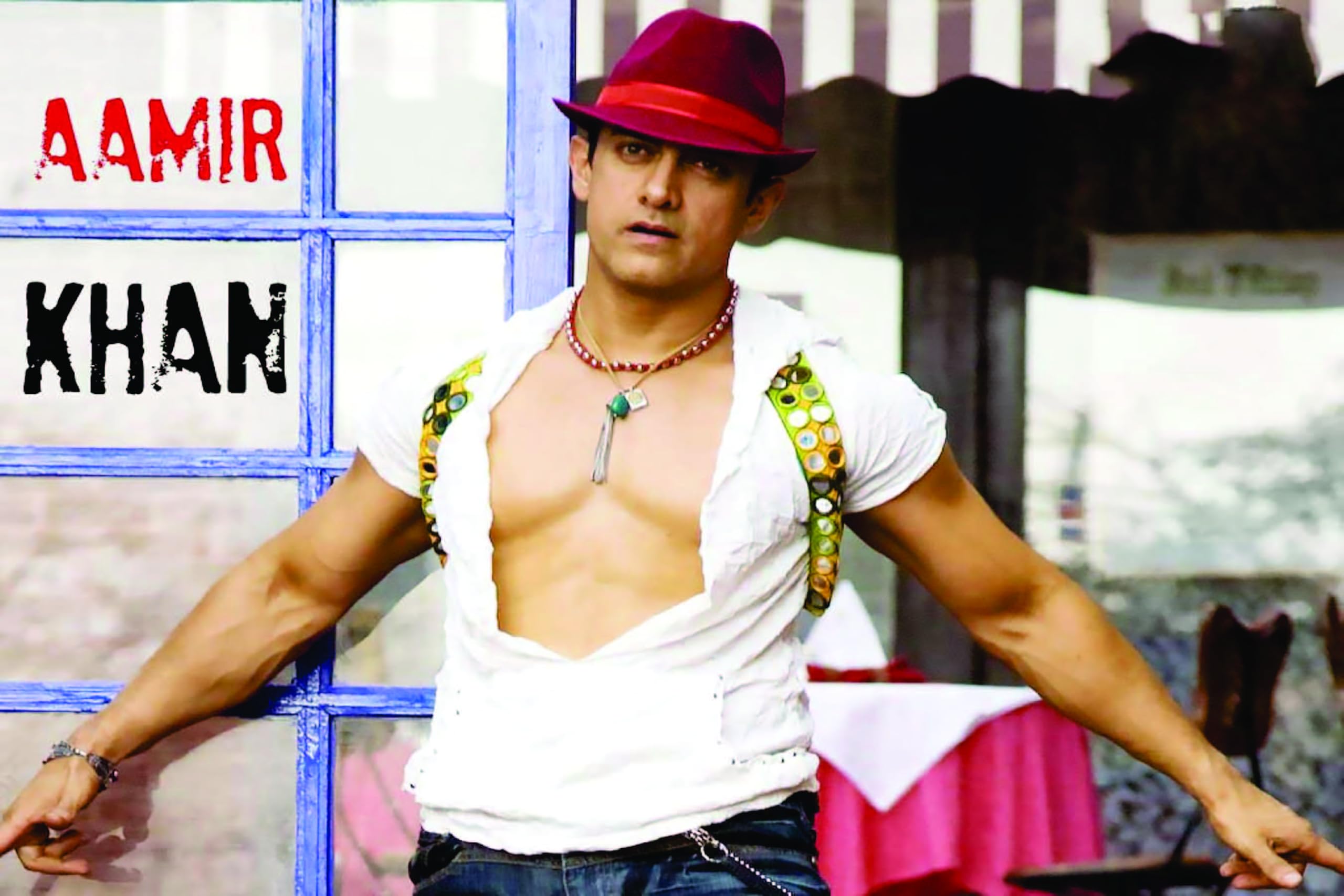 ANSENTT Amir Khan Wall Poster for Kids Room and Home Decor (12x18 Inches, 300 gsm thick paper with gloss lamination) ANS - AMIR KHAN -002