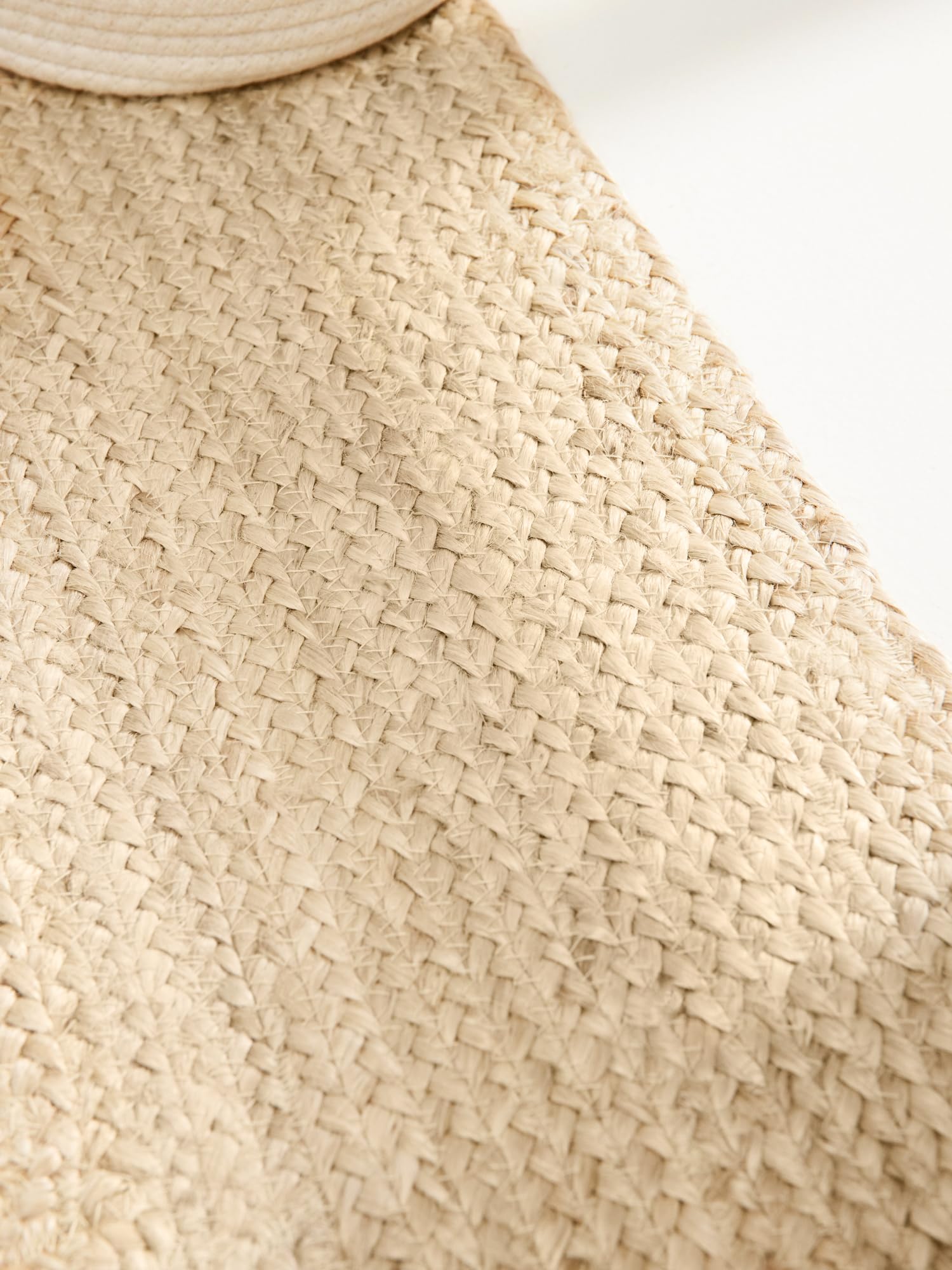 Hanse Home Juno Juteteppich - Natur Wohnzimmerteppich aus 100% Jute, Handgewebt - Robust & Pflegeleicht - Moderner, Boho Naturfaser Teppich, Natur Weiß - 200x300cm