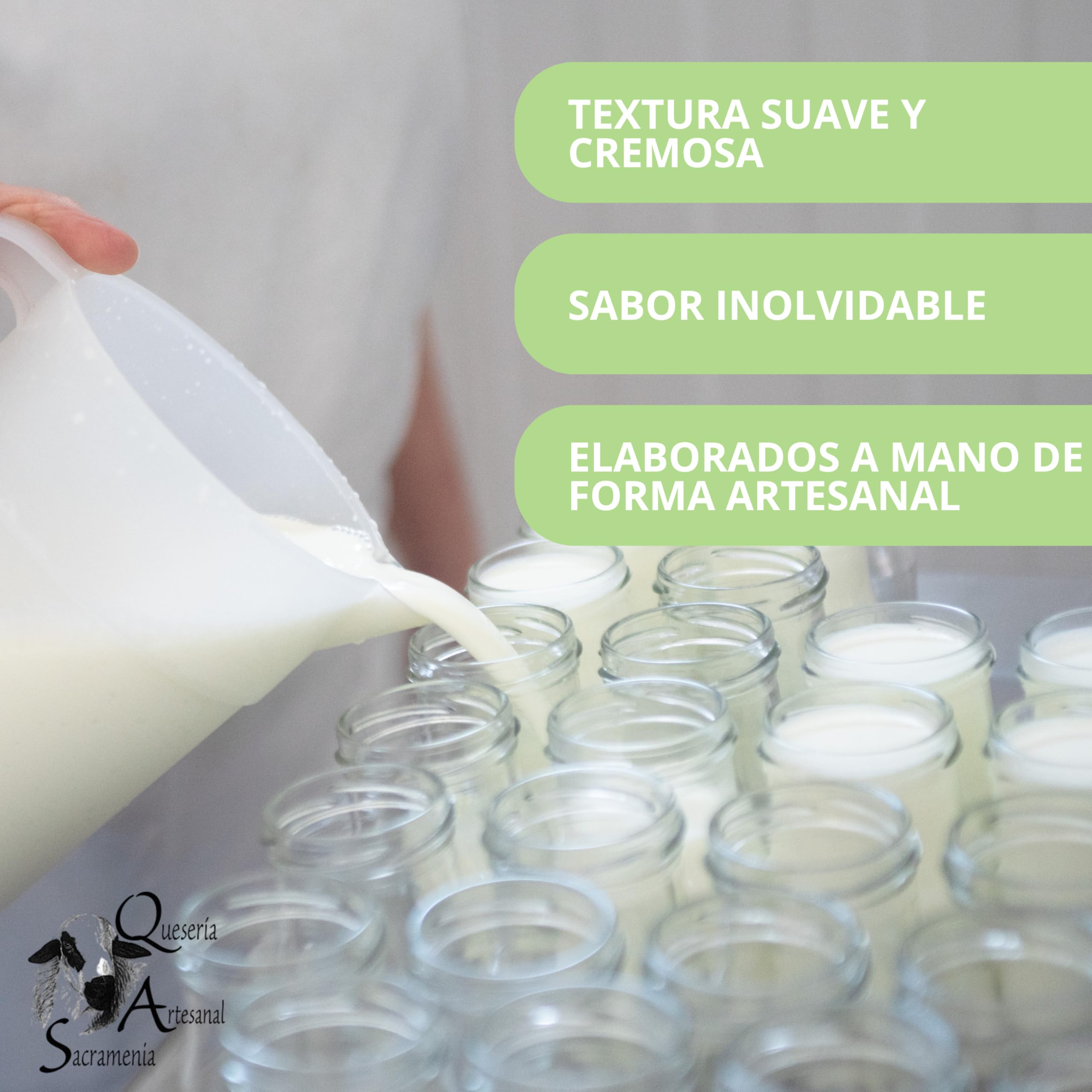 El Capricho de Sacramenia | Pack Kiwi naranja | 20 Yogures Artesanos Leche Oveja preparado natural Kiwi naranja | Cremoso, Natural y Saludable | Preparado Gourmet | Sin Gluten | Sabor Único y Original