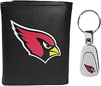Vista 22 de Siskiyou Sports NFL unisex Tri-fold Wallet & Steel Key Chain