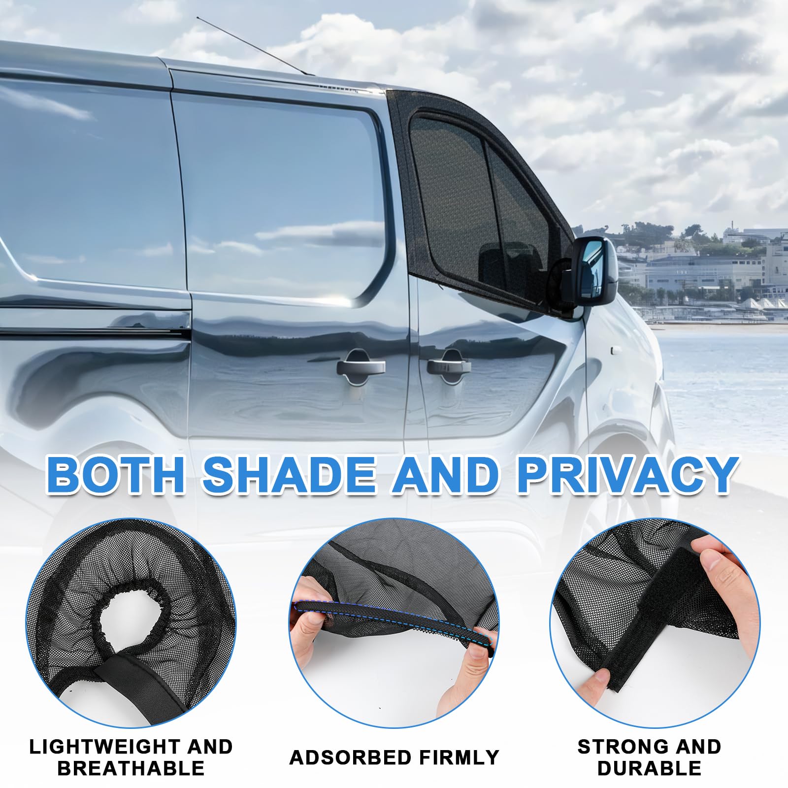 Mosquitera para Reemplazo Renault Trafic/Opel Vivaro/Nissan NV300 2001-2025, Mosquitera Magnética para Ventana Lateral 2 Piezas, Mosquiteras Insectos Transpirables para Acampar al Aire Libre