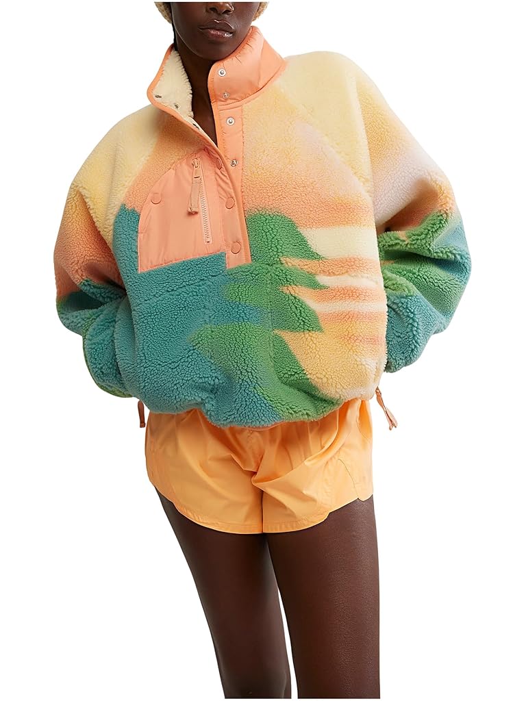 Blue Free People Rocky Ridge Pullover