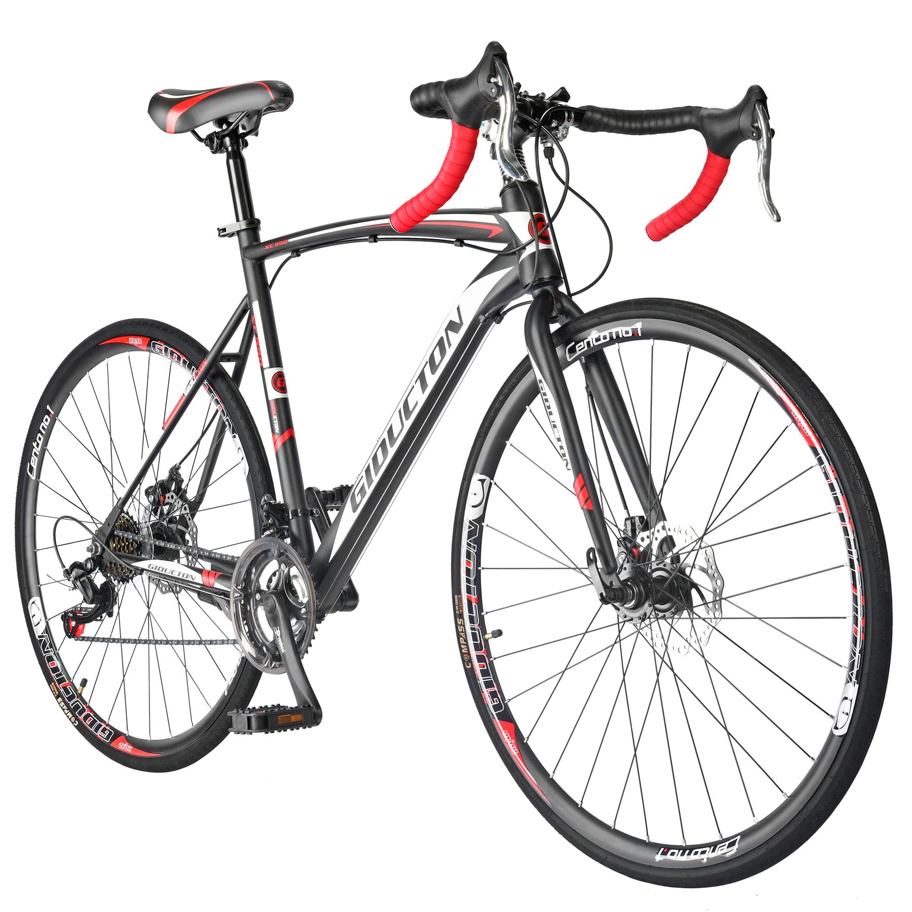 Road Bike,700C Wheels Mens Road Bike,21 Speed Disc Brake Bicycle
