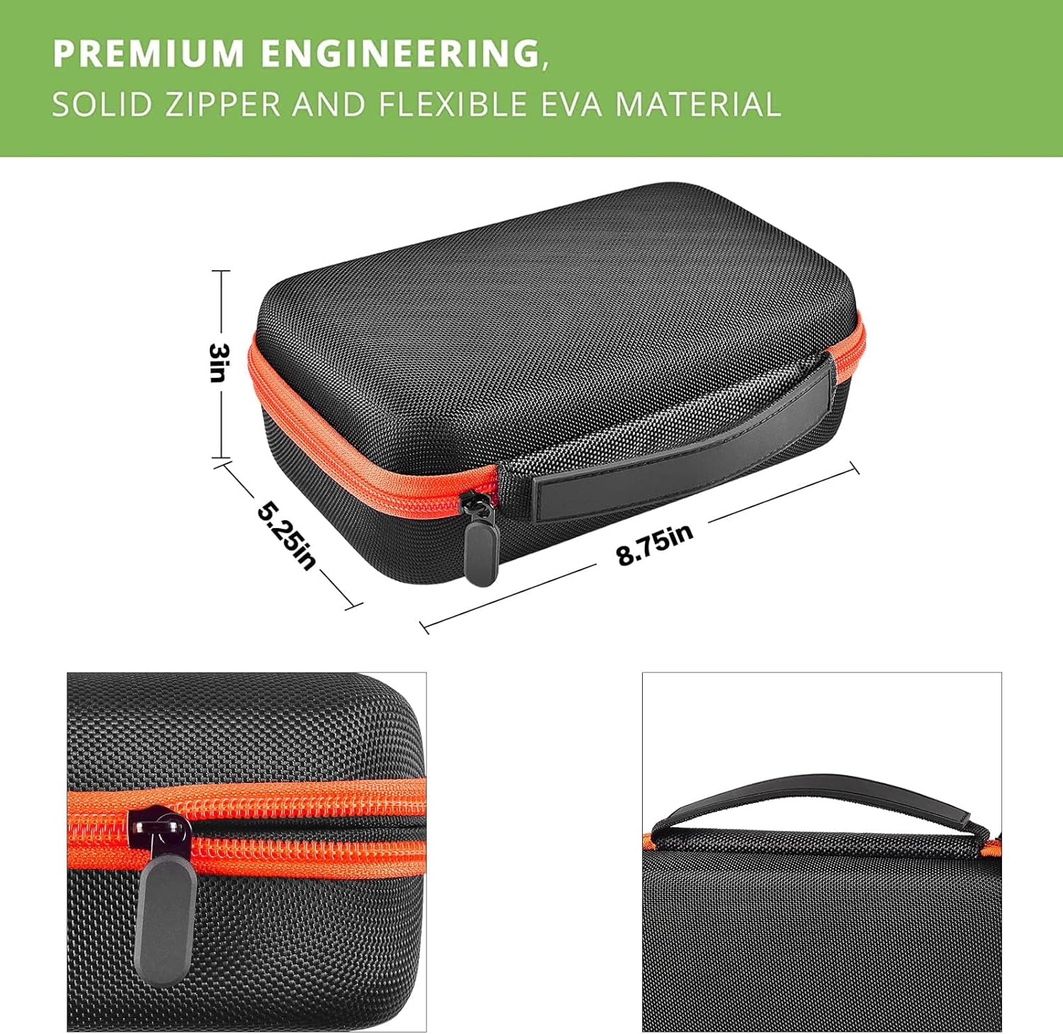 ALKOO Case Compatible with Klein Tools ET310 AC Circuit Breaker Finder and Integrated GFCI Outlet Tester, with Mesh Pocket Inside for Accessories (Black)