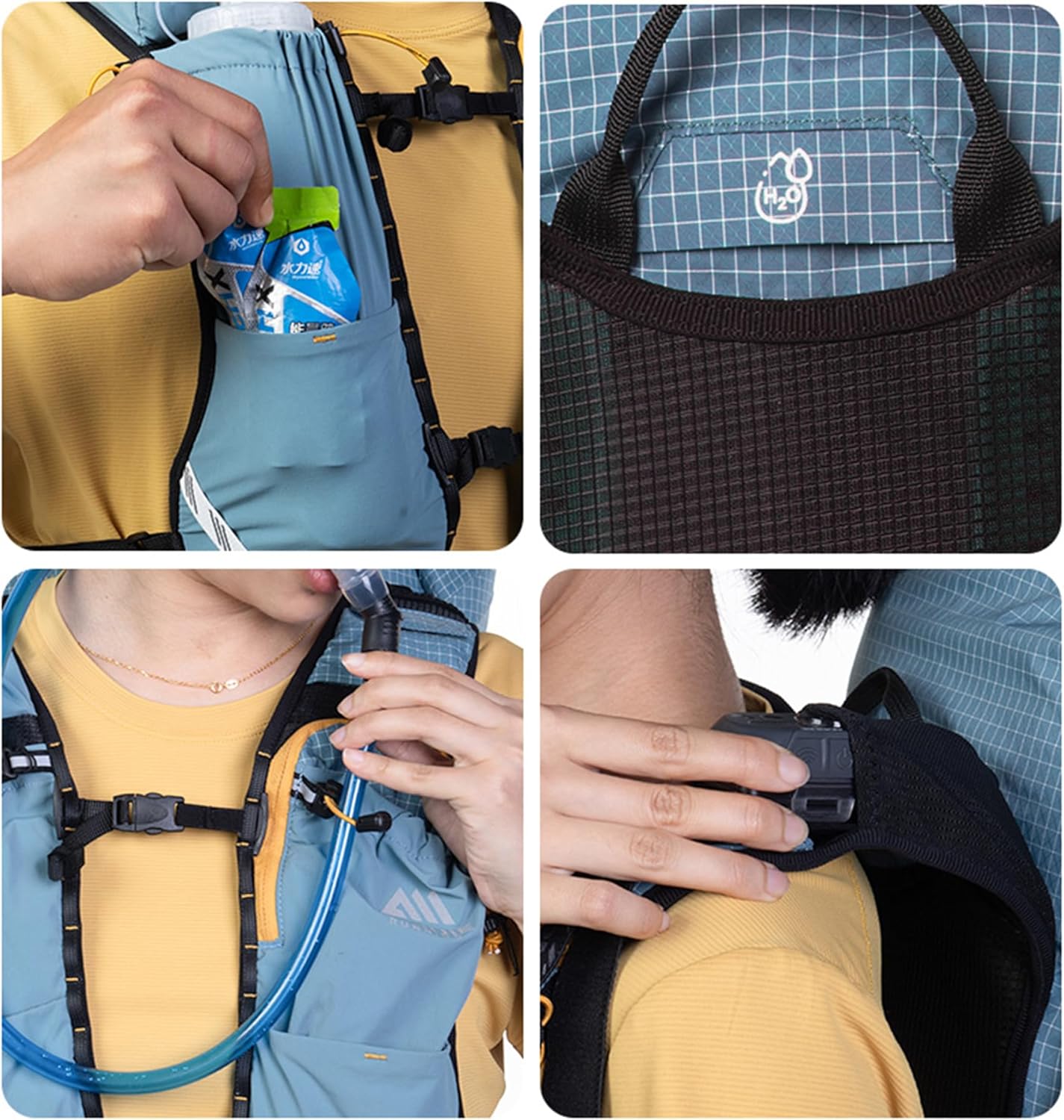 AONIJIE Large Hydration Backpack 30L Running Multifunctional Hiking Pack Backpacks Climbing Hydration Daypacks Lightweight