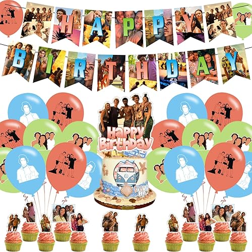 Outer Banks - Decoraciones para fiestas, suministros para fiestas de cumpleaños de Outer Banks suministros para fiestas incluyen pancartas, adornos