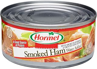 Hormel Smoked Canned Ham, 5 oz Chunks (Pack of 12) - Fully Cooked, Trimmed Protein for Soups, Pasta & Salads