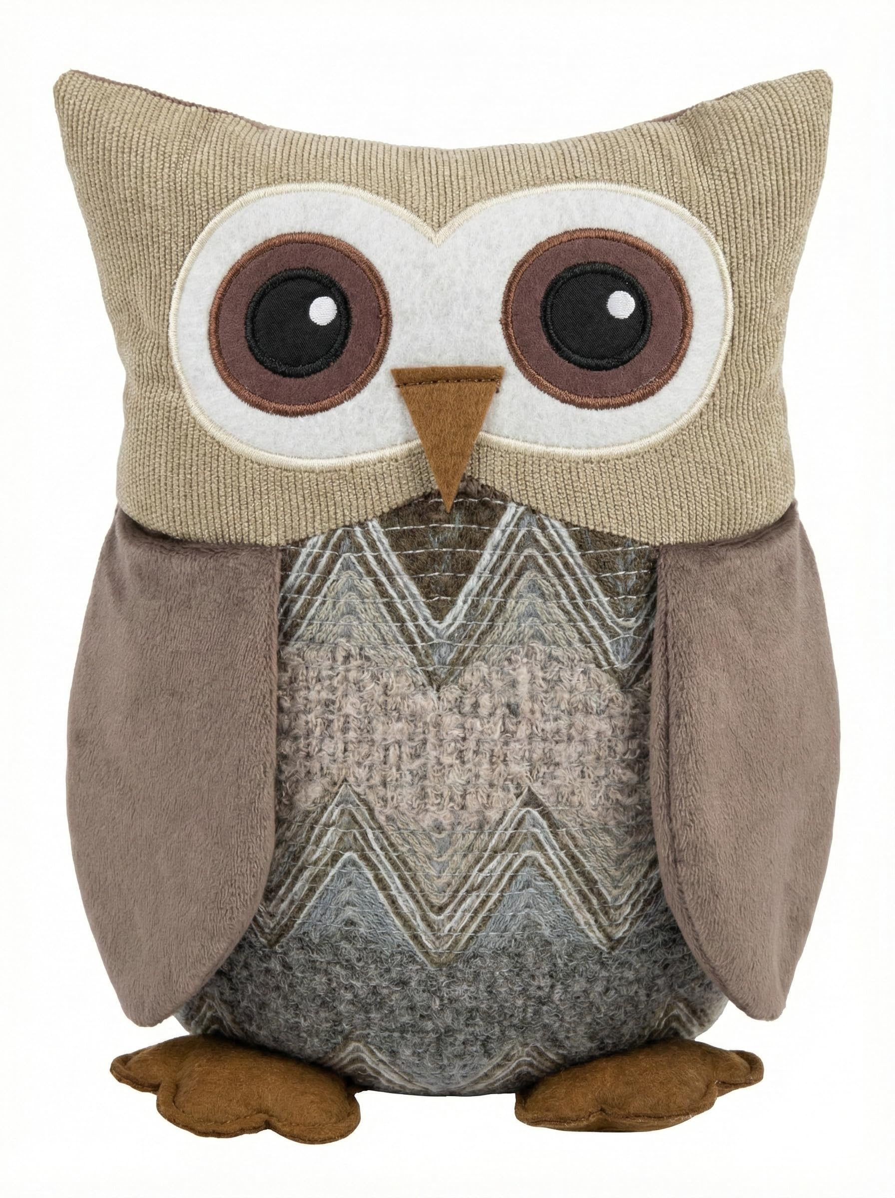 1.5 kg Animal Door Stop – Heavy Owl Design in Fabric, Weighted Doorstop, Decorative & Floor-Friendly Door Holder for Home, Living Room or Office