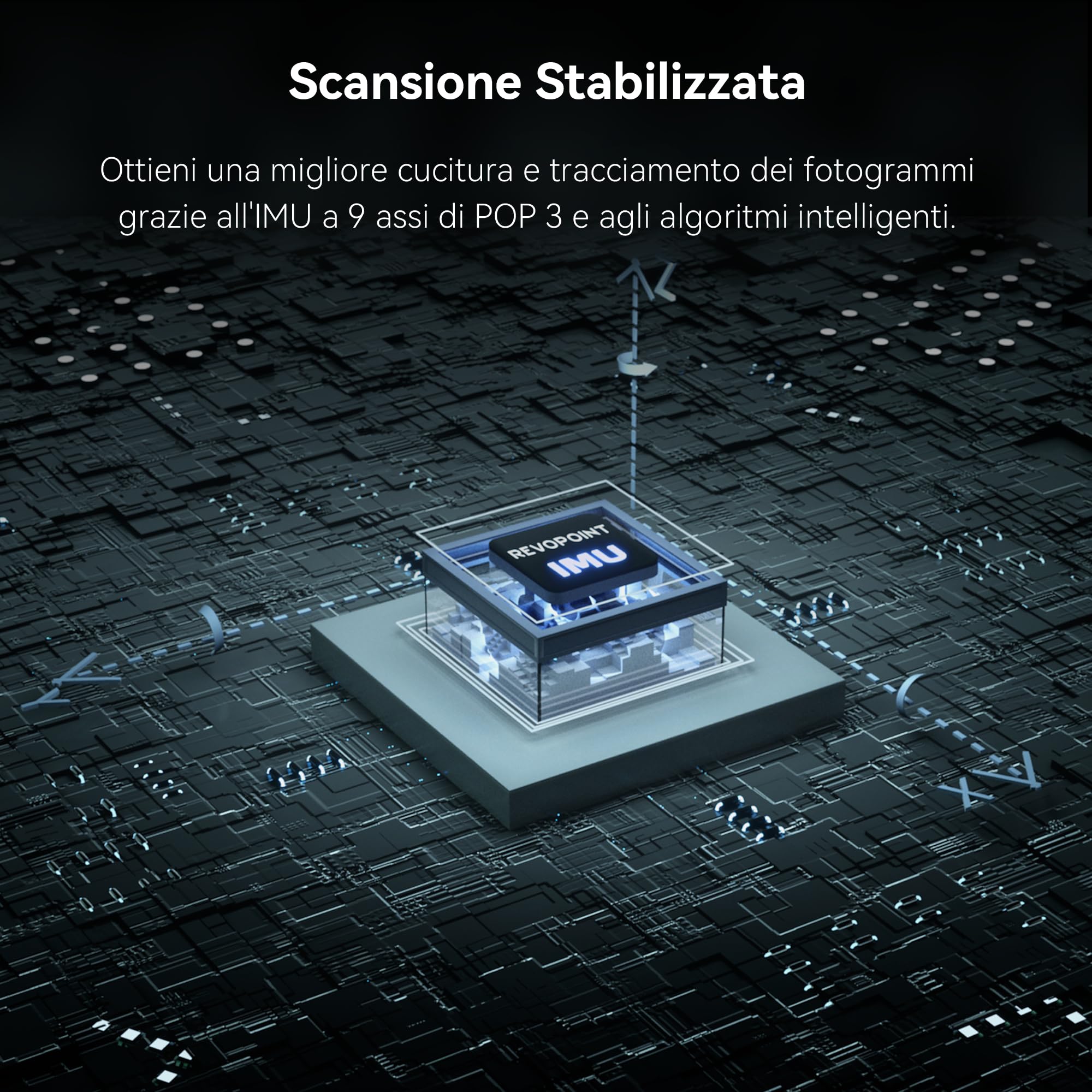 Scanner 3D portatile Revopoint POP 3 per stampante 3d, precisione di 0,05 mm e velocità di scansione fino a 18 FPS, supporto per smartphone e laptop - Avanzato