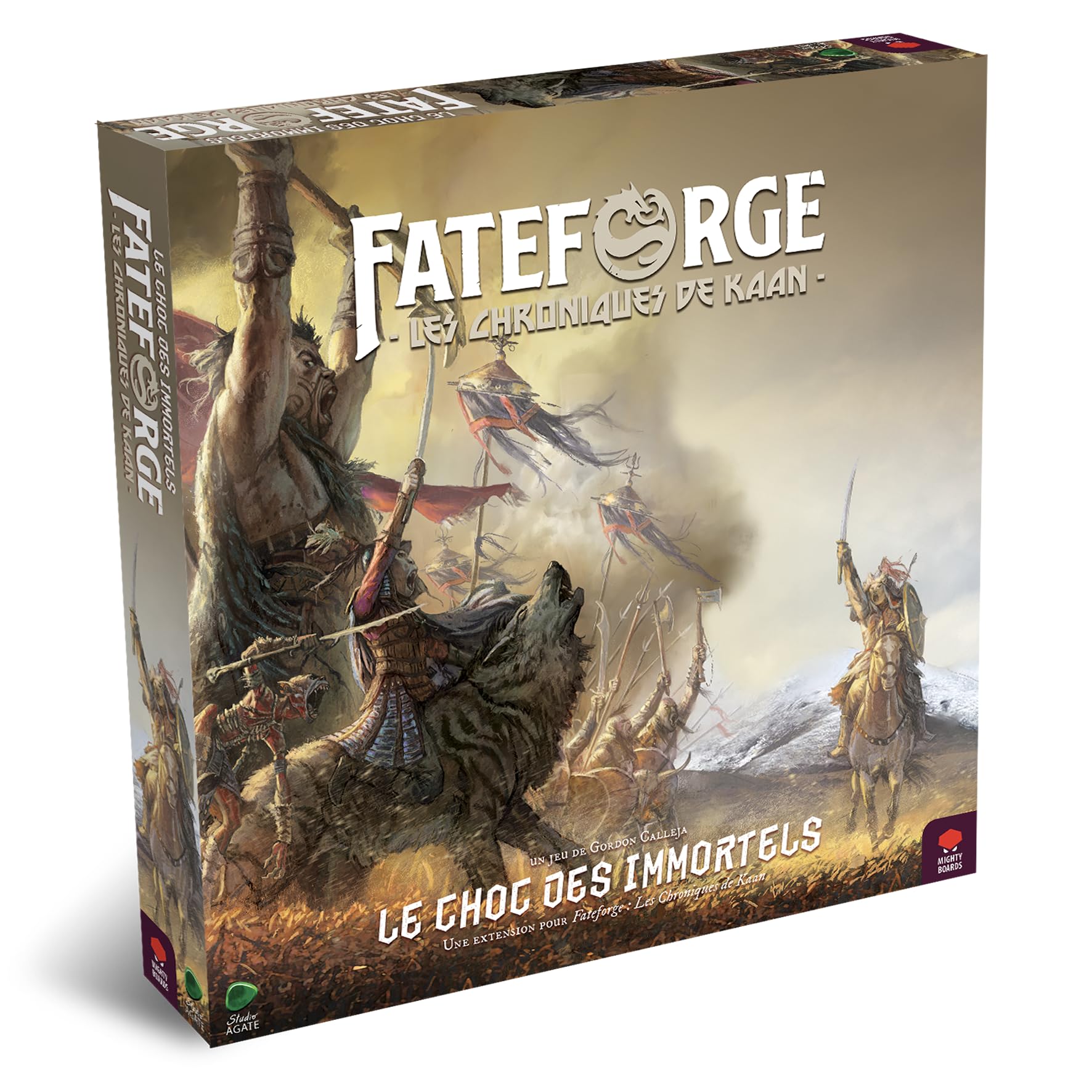 Don't Panic Games | Fateforge : Les Chroniques de Kaan - Le Choc des Immortels (Extension) | Jeu de société | À partir de 14 Ans | 1 à 4 Joueurs | 60 Minutes