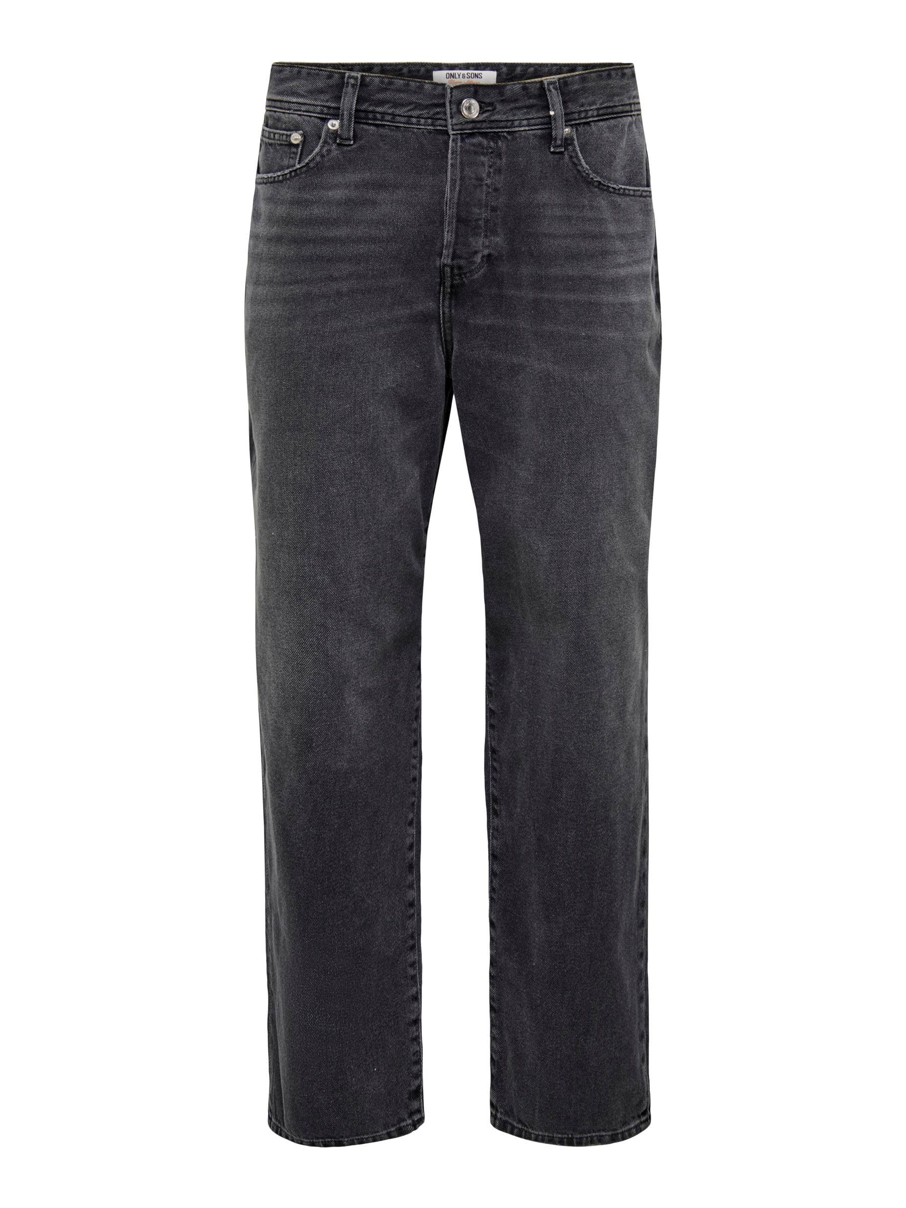 ONLY & SONS ONSFADE Male Loose Cut Medium Waist Loose Cut Jeans