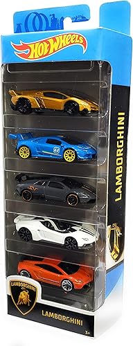 Miniatura 2 de Mattel Hot Wheels Lamborghini - Paquete de 5 unidades