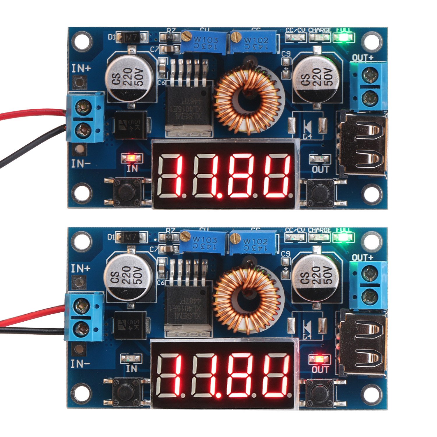 Buy DROK LM2596 Constant Voltage Current DC to DC Step Down Voltage