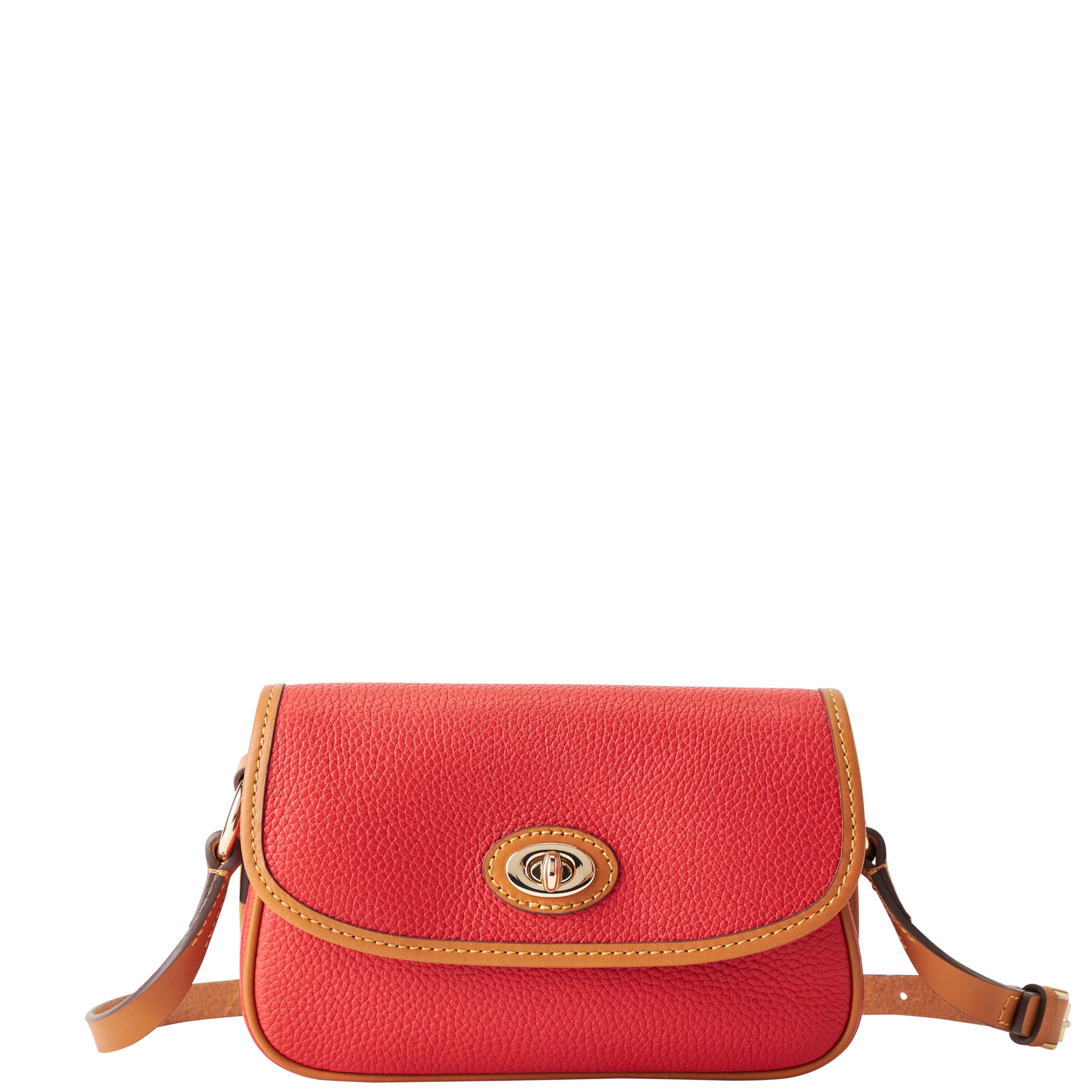 Dooney & Bourke Handbag, Pebble Grain Turnlock Crossbody 22