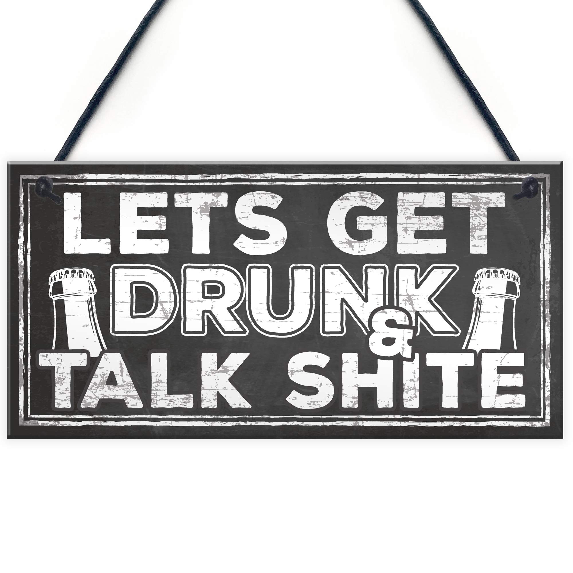 Red Ocean Funny Alcohol Sign Vodka Gin Beer Gifts Man Cave Home Bar Pub Hanging Plaque Decor Friendship Gifts