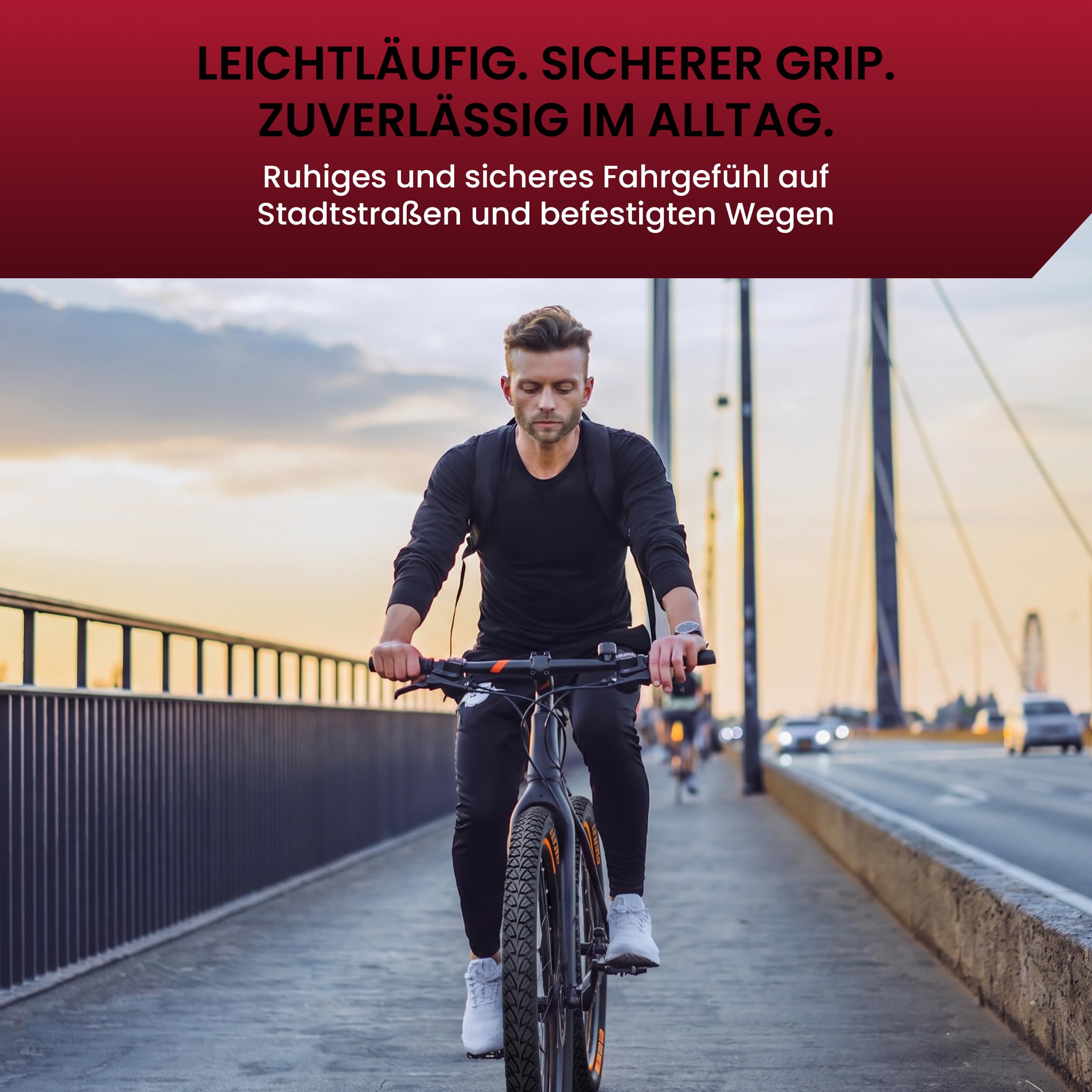 2er Set Fahrradreifen 28x1,50 Zoll 40-622 700x38c Pannenschutz wählbar mit Schläuchen Autoventil Fahrradventil französisches Ventil – Trekkingreifen Allround für Citybike Trekkingrad