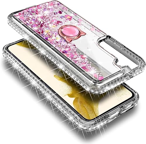 Miniatura 198 de NGB Supremacy Funda compatible con Samsung Galaxy S22 Plus (5G de 6.6 pulgadas) con protector de pantalla (cobertura máxima, TPU flexible), soporte